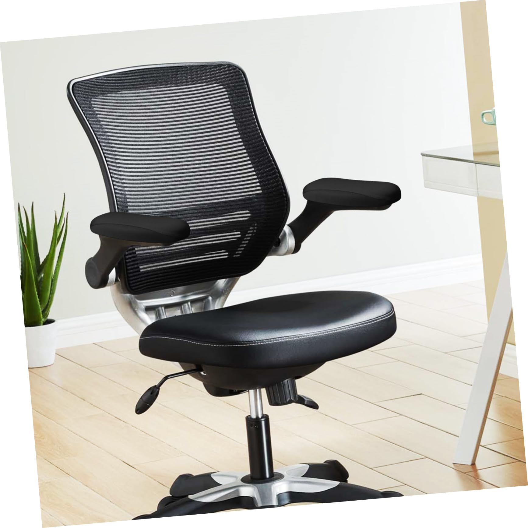 DOITOOL 4pezzi Copri Braccioli Sedia Ufficio con Cerniera Protezione Arm Rest per Poltrone Sedie Scrivania e Sedie da Gioco Facile Installazione e Alta Durabilità Rossi e Neri in Poliester