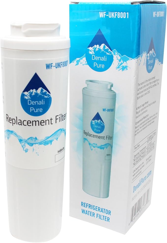 Replacement for Amana AFD2535DEB Refrigerator Water Filter Compatible with Amana
