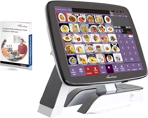 MEETSUN Todo en una impresora terminal electrónica del recibo del tacto de Windows de la caja registradora del sistema de la posición para el