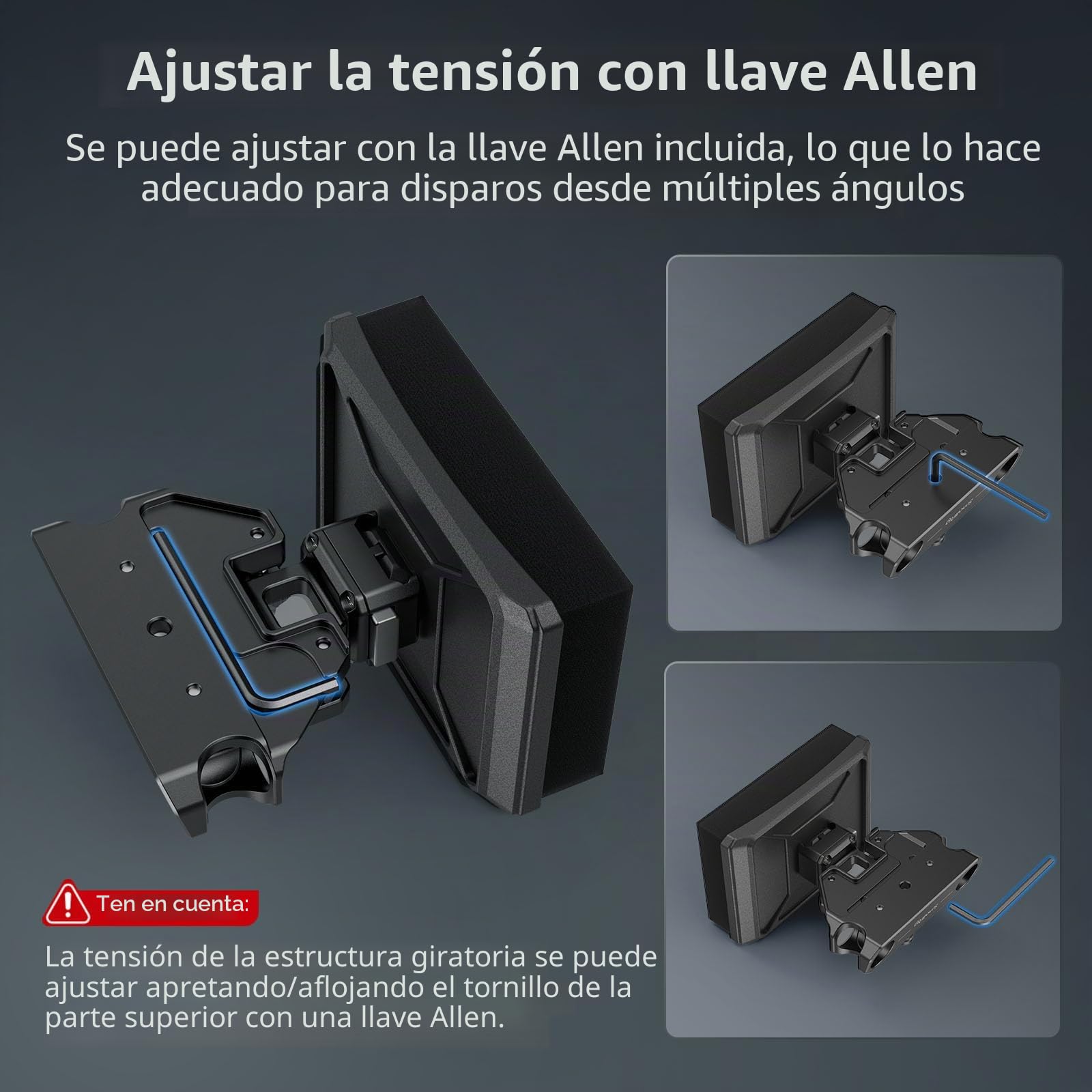 SMALLRIG Almohadilla de Pecho Giratoria Chest Pad y Liviana con 15mm Rod Clamp para Cámara Rig - MD3183