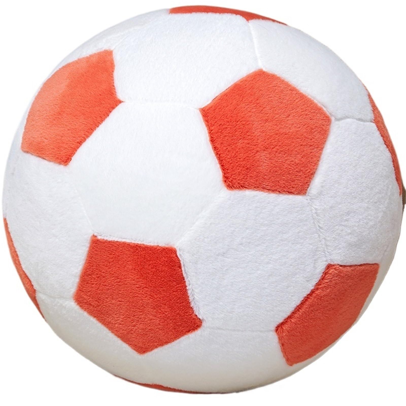 GIYXHU 25cm Simulation Football Pillow Sports Theme Ball Sofa Bed Lumbar Cushion For Home Decor Stuffed Plush Toys for Sofa(Red)