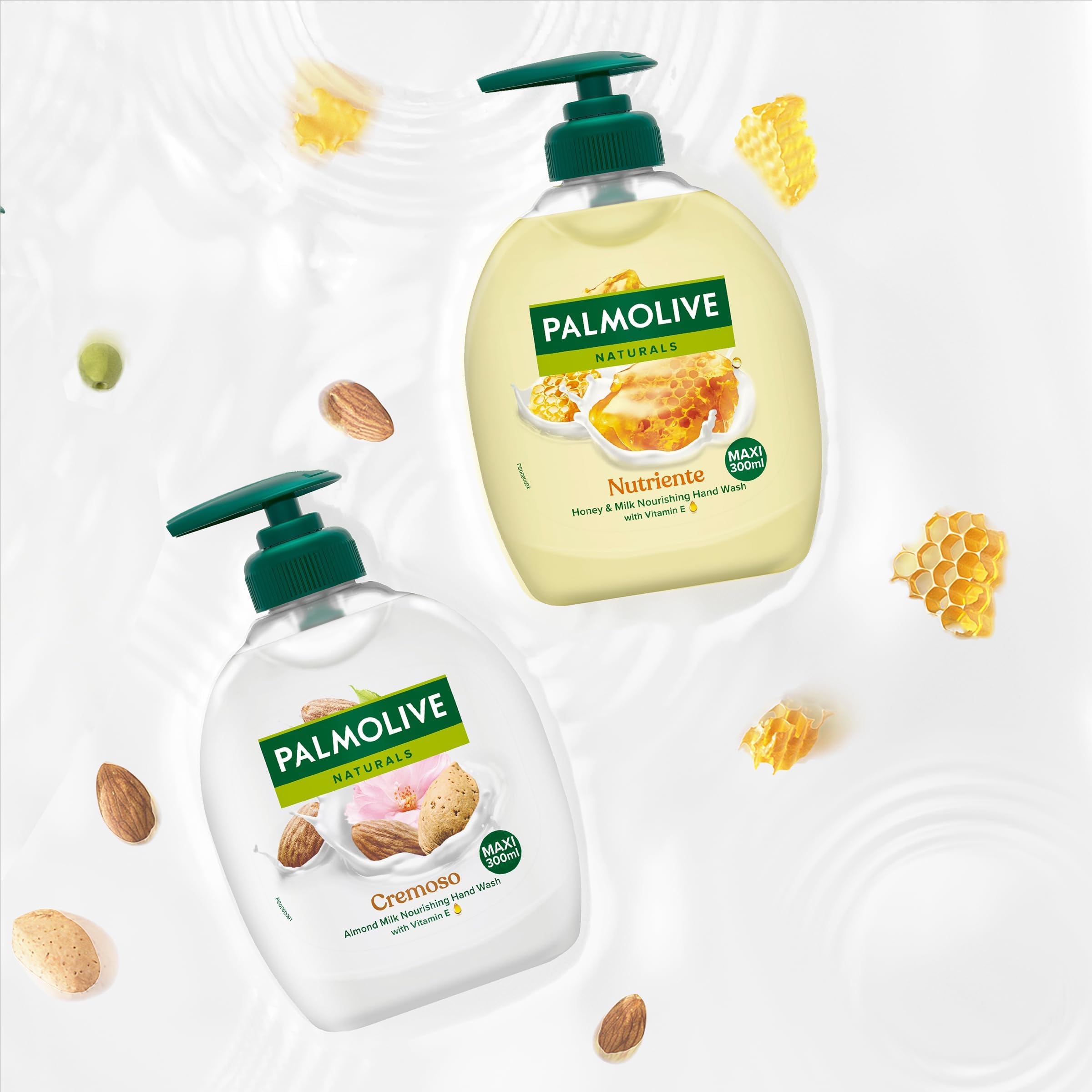 Palmolive Naturals Sapone Liquido Mani Latte e Miele 300 ml x 12 | 96% formula biodegradabile | Con latte idratante | Formula delicata |Bottiglia Riciclabile | Dermatologicamente testato