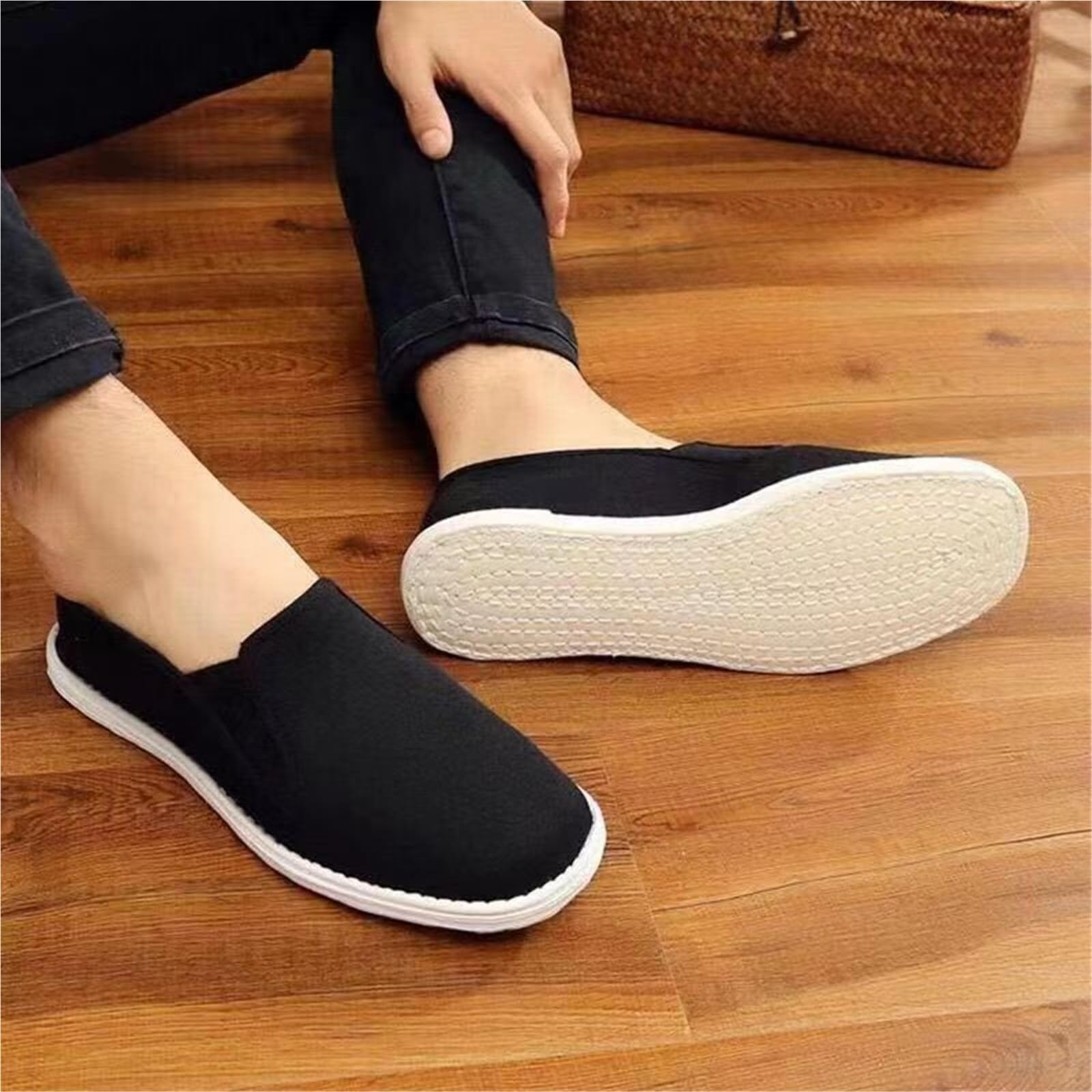 Zapatillas de Kung Fu y Tai Chi de tela de algodón
