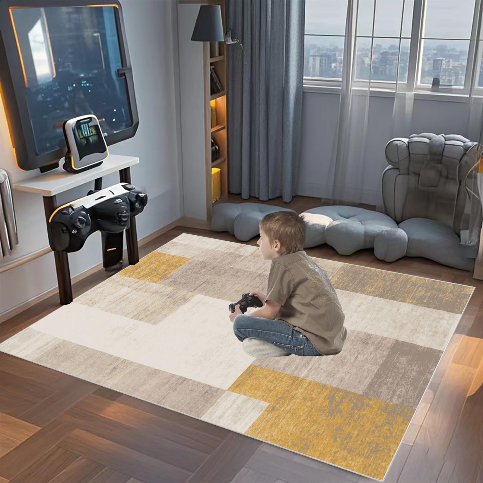 Tappeto Salvapavimento Tappeto Sedia Ufficio Antiscivolo 120 x 160 cm Ufficio Protettore del Pavimento Tappeto per Sedia con Ruote Tappeto Sedia Gaming Pavimenti per Parquet e Pavimenti Duri