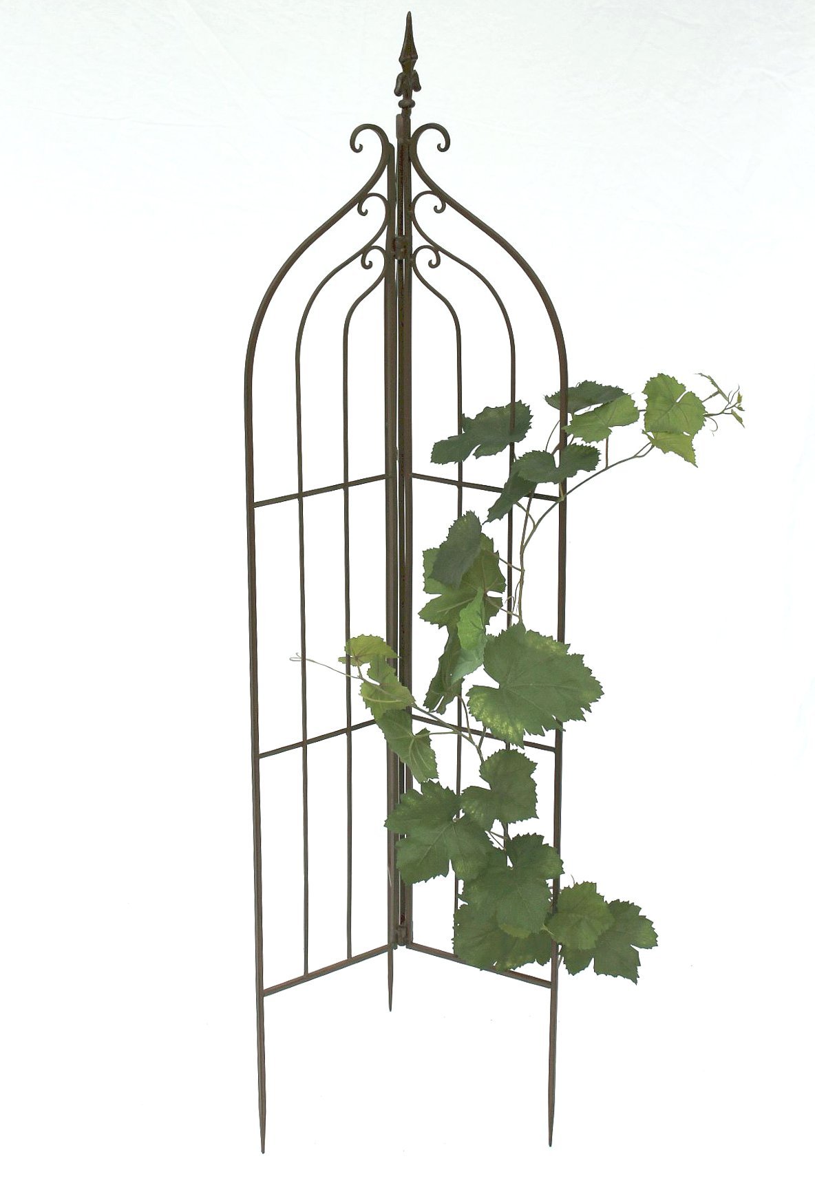 DanDiBo Support pour Plantes grimpantes 120033 Pliable Treillis en métal H-132cm D-38cm Support pour Plantes grimpantes Clôture