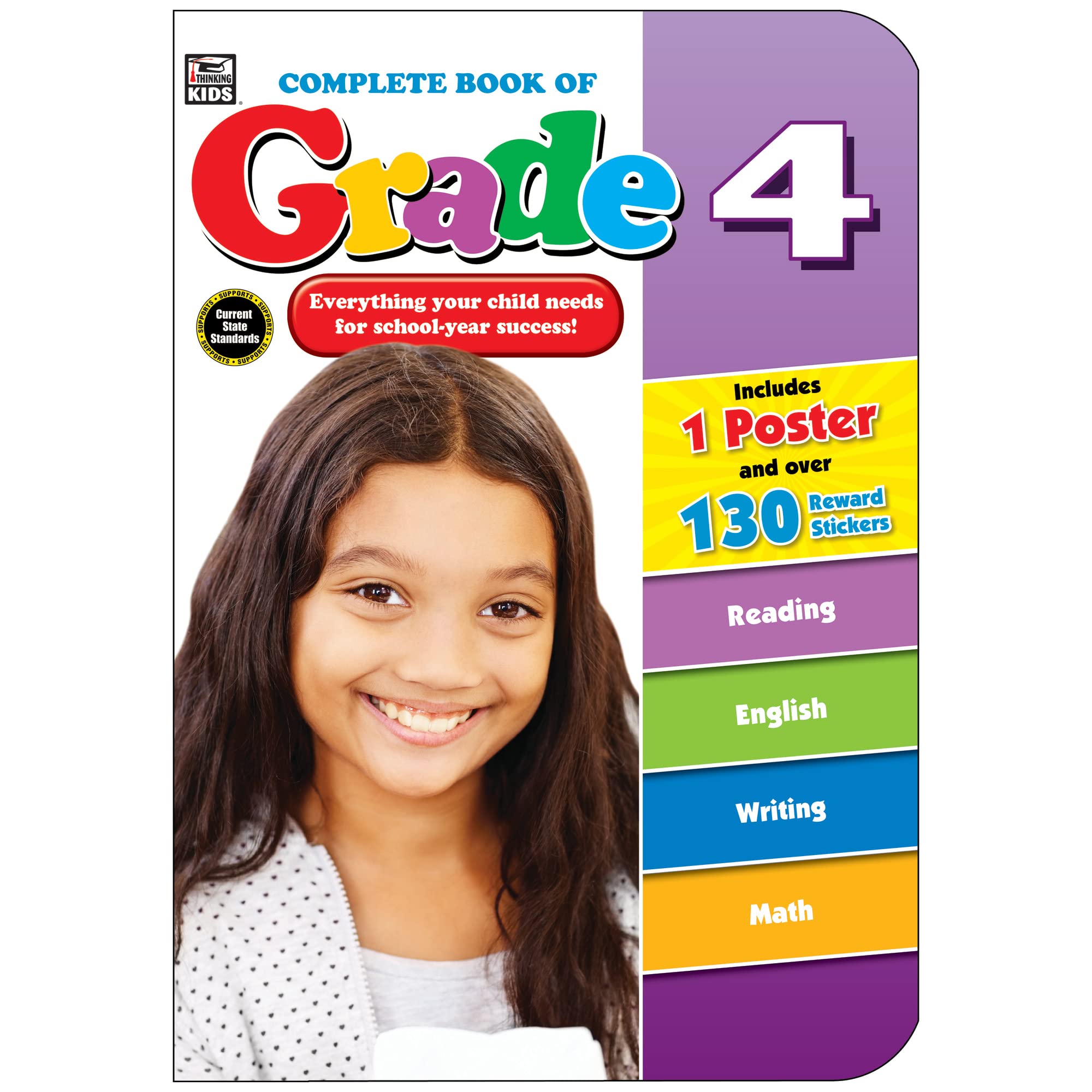 Carson Dellosa Complete Book of Grade 4 Workbook