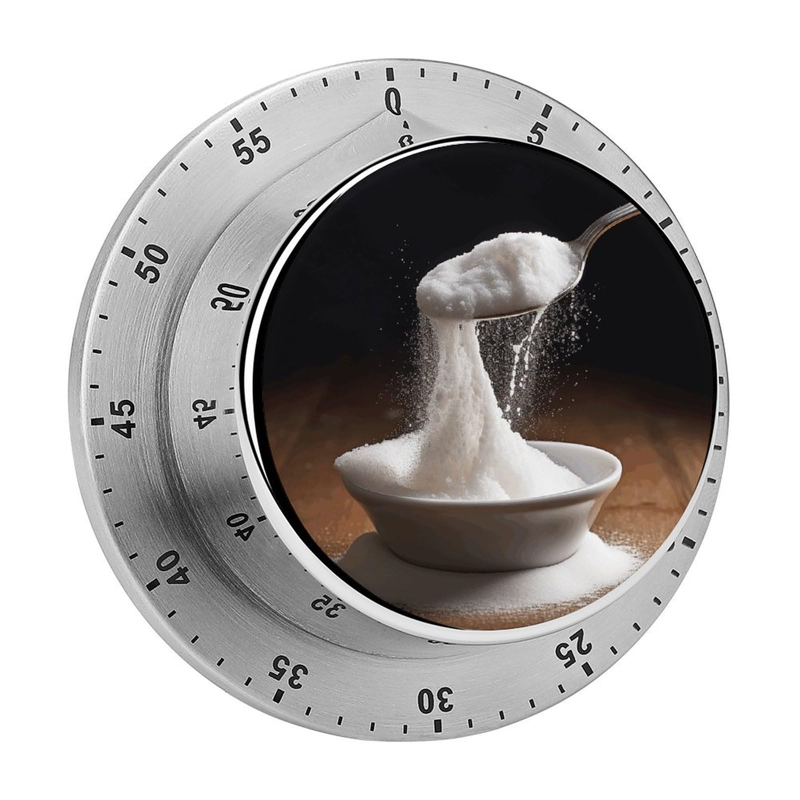 Temporizador mecánico con alarma fuerte e imán para repostería, cocina y rutinas de fitness