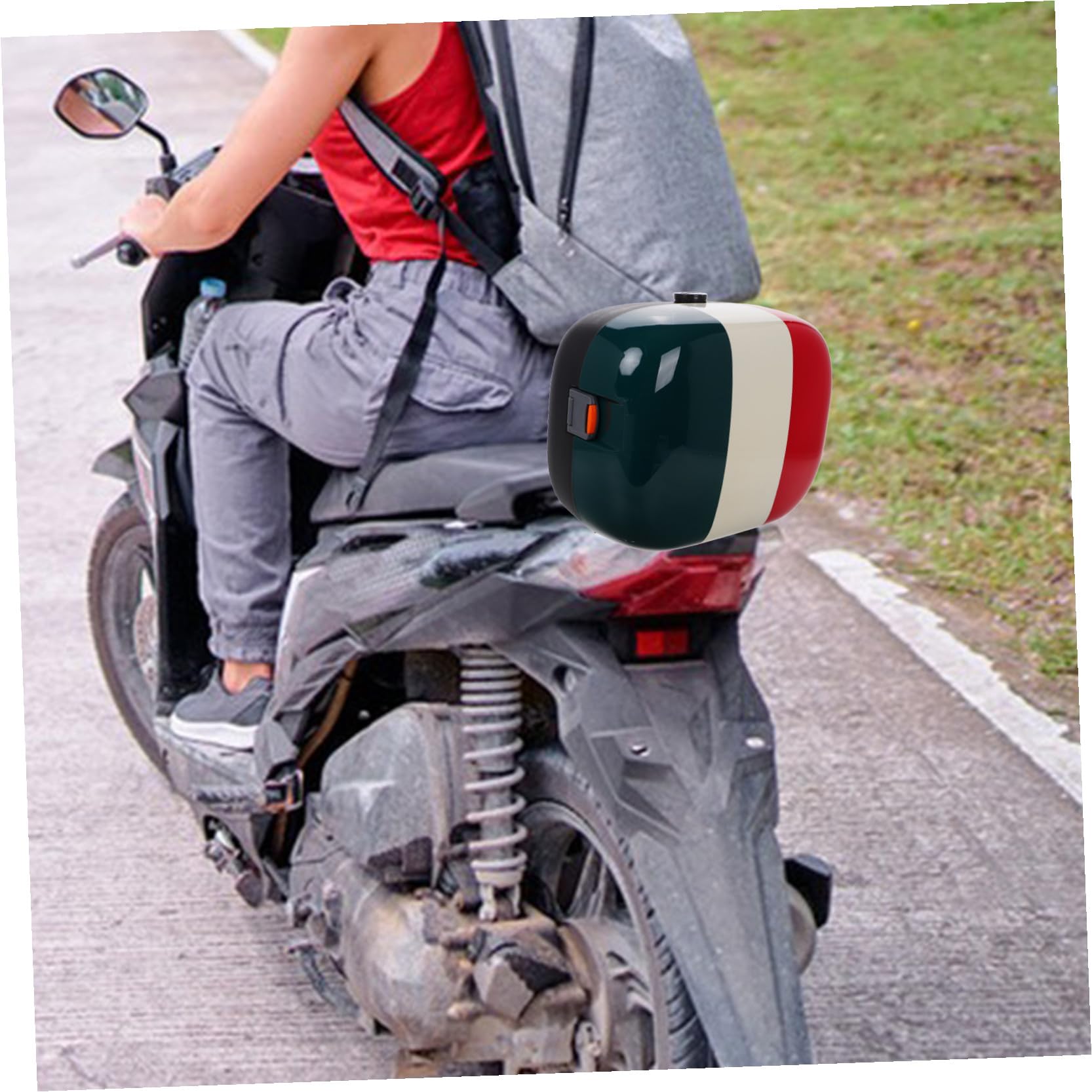 Borsa Posteriore Per e Biciclette Elettriche Zaino Da Sedile Con Ampio Spazio Di Stoccaggio e Installazione Facile Accessorio Versatile Per Viaggi Lunghi