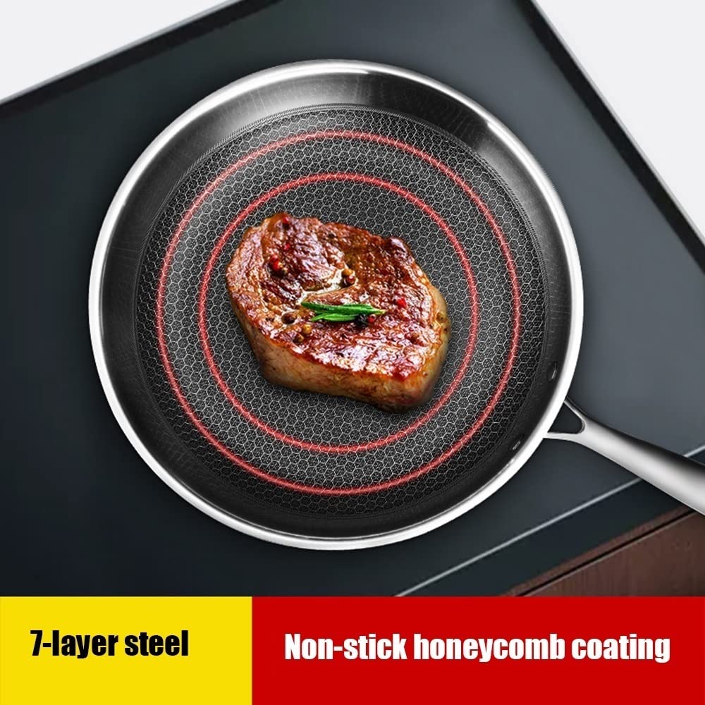PENTOLA A VAPORE con coperchio padella friggitrice profonda per la casa commerciale EUR 27,75