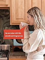 Vista 7 de TeeLux Té de Ginseng Oolong, Té de Oolong Premium en Hojas Sueltas, Té Ren Shen de Alta Montaña, Té de Ginseng Natural, Aroma Tostado y Miel