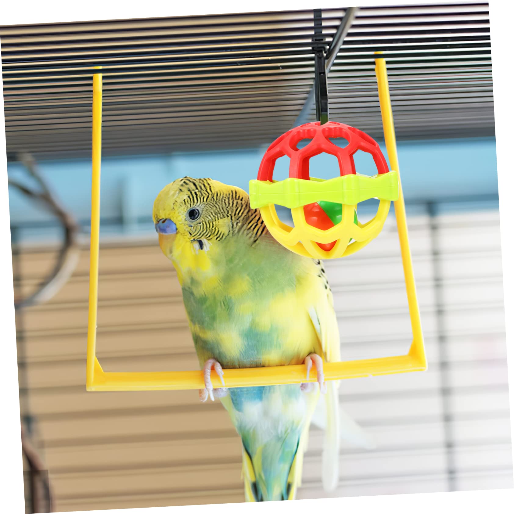 Toddmomy 15piezas De Juguete para Aves Juguetes De Masticación para Periquitos y Accesorios para Jaula De Natural y Goma Diversión y Enriquecimiento para Aves Pequeñas