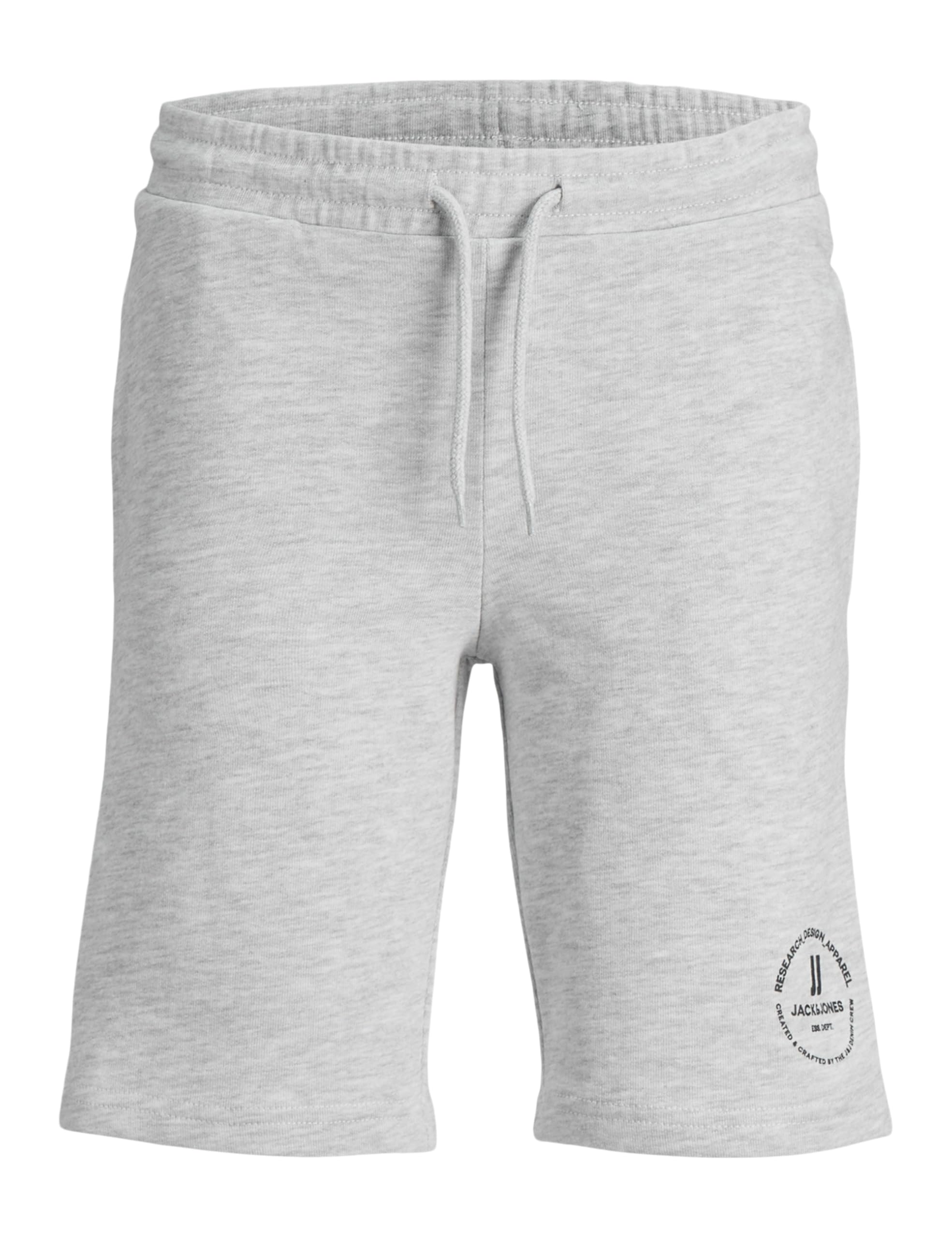 Jack & Jones Jpstswift AUT Sn Jnr Boys' Sweat Shorts, White Melange, 140