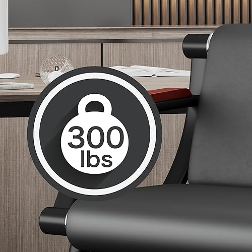 Miniatura 8 de wonline Banco de sala de espera, sillas de recepción de muebles de oficina con brazos, sillas de cuero adecuadas para clínica, aeropuerto, hospital,