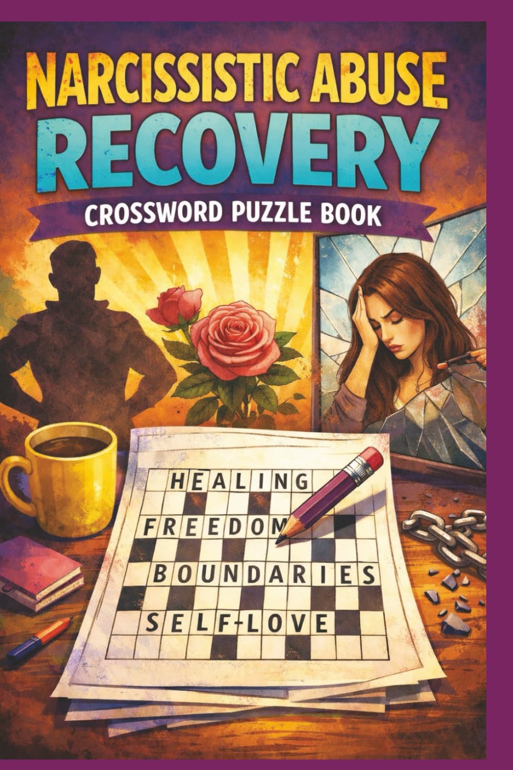 Narcissistic Abuse Recovery Crossword Puzzle: Crossword Puzzles with Easy to Read Print about Narcissistic Abuse Recovery, Healing and more | 6x9 ... gift for Vacations, Holidays and Relaxation