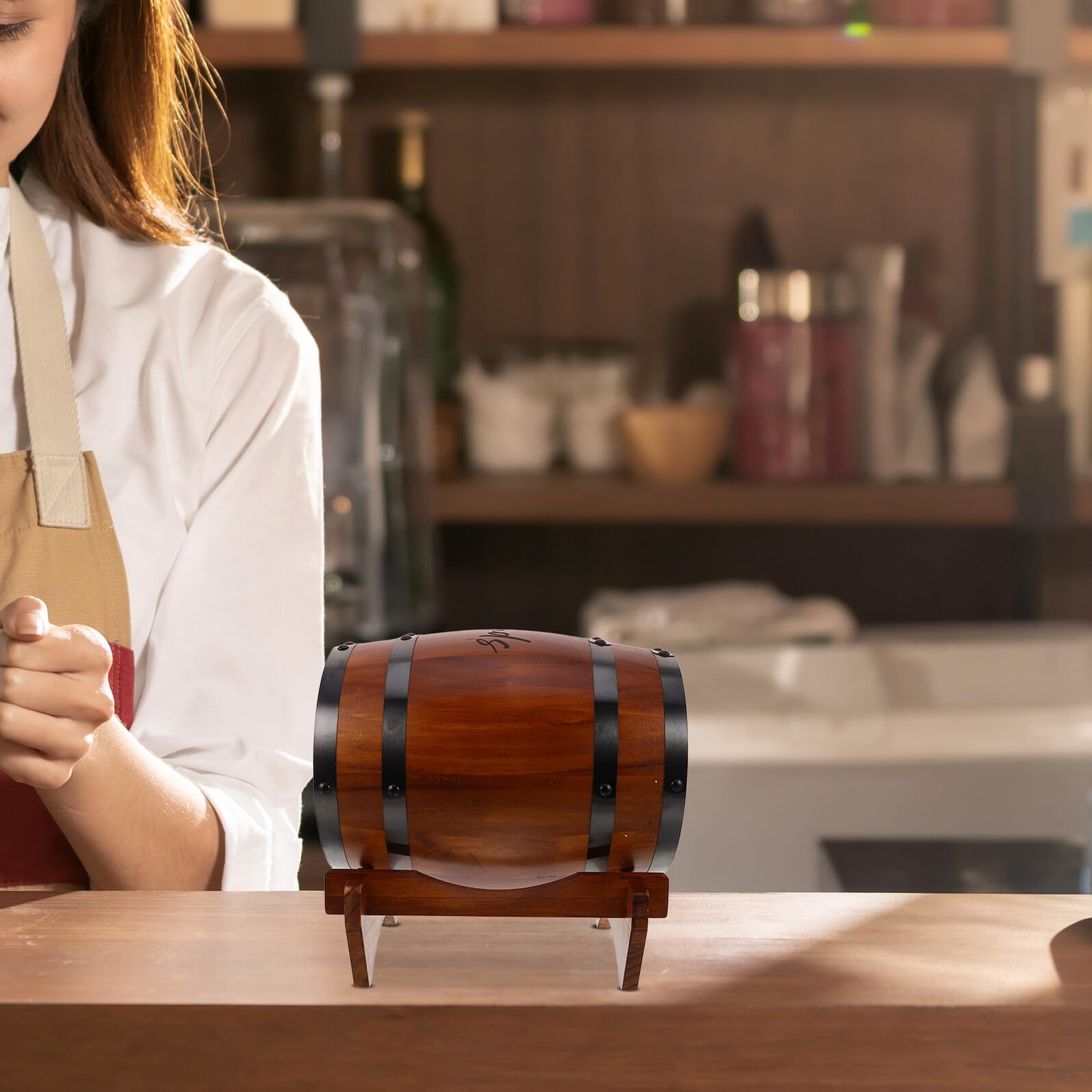Botte di Legno Scatola per Feste di Fidanzamento Portamonete e Buste per Matrimoni Lauree Shower e Compleanni