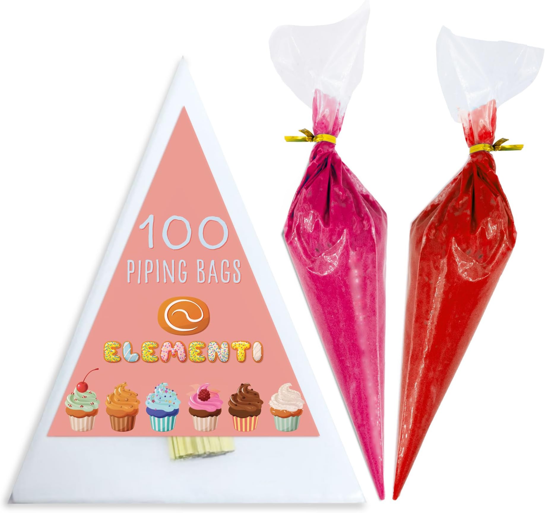 Disposable Small Piping Bags 8 inch, Extra Durable Mini