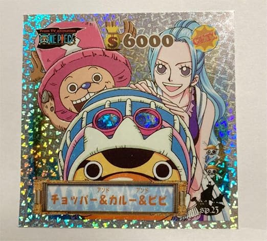 Amazon One Piece ワンピース 年前のキラ シール チョッパー カルー ビビ アイドル 芸能人グッズ 通販