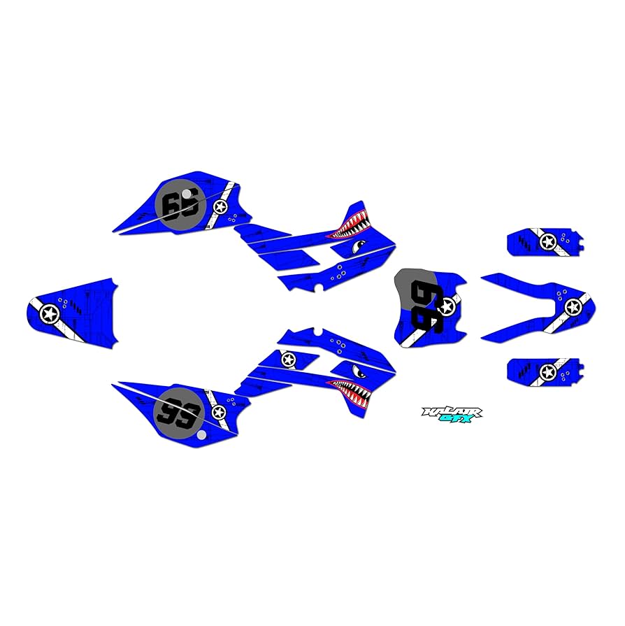 thumbnail image 2 of Graphics Kit For Kawasaki KX100 (2001-2013) Turbo Series 2 of 11