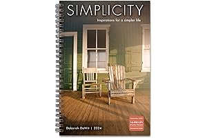 Simplicity 2024 Engagement Calendar: Inspirational Guide for a Simpler Life