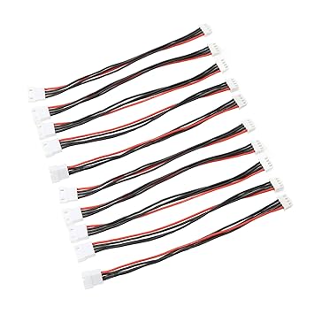 Wedinard Charger Extension Balance Cable, Copper Core Independently Insulated 10PCS Balance Plug Extension Wire for Model Aviation