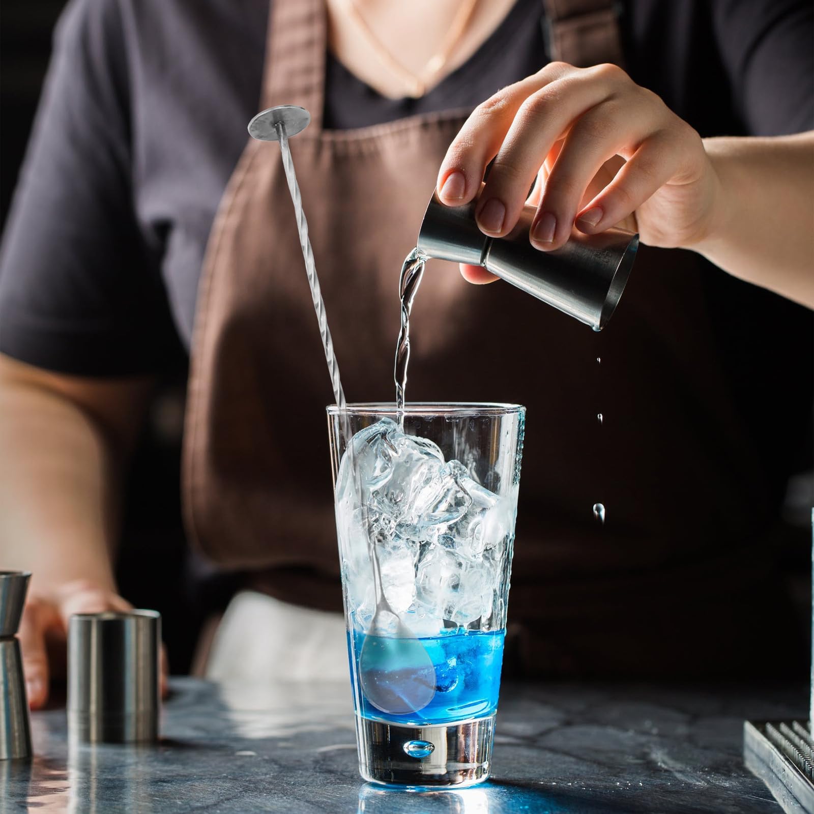 22 Pezzi Set Shaker Cocktail in Acciaio Inox per Bar