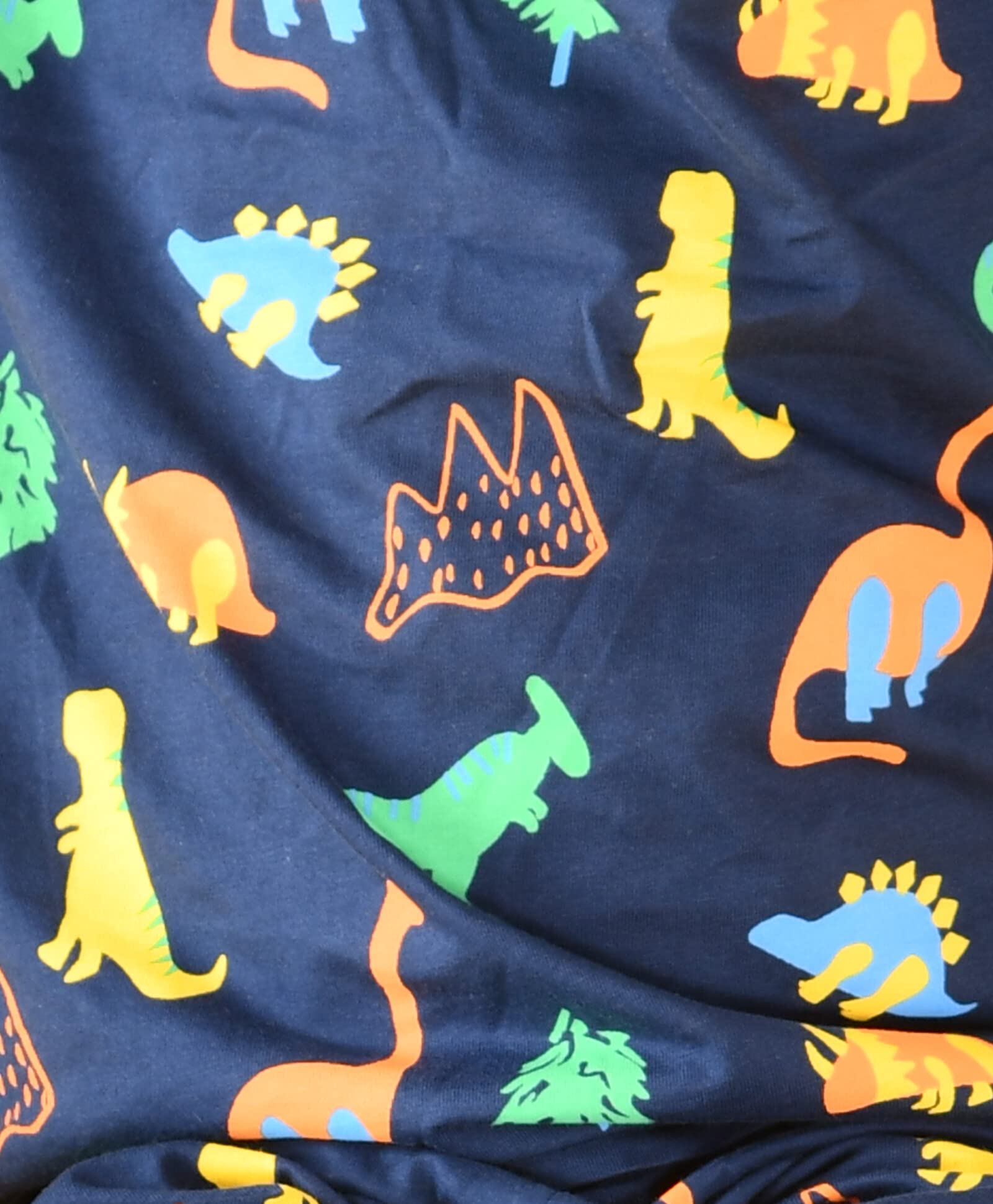 Anthrilo Cotton Blend Dinosaur Fun Navy Pyjama Set (6-12 Months_Multicolored) - Image 3 thumbnail