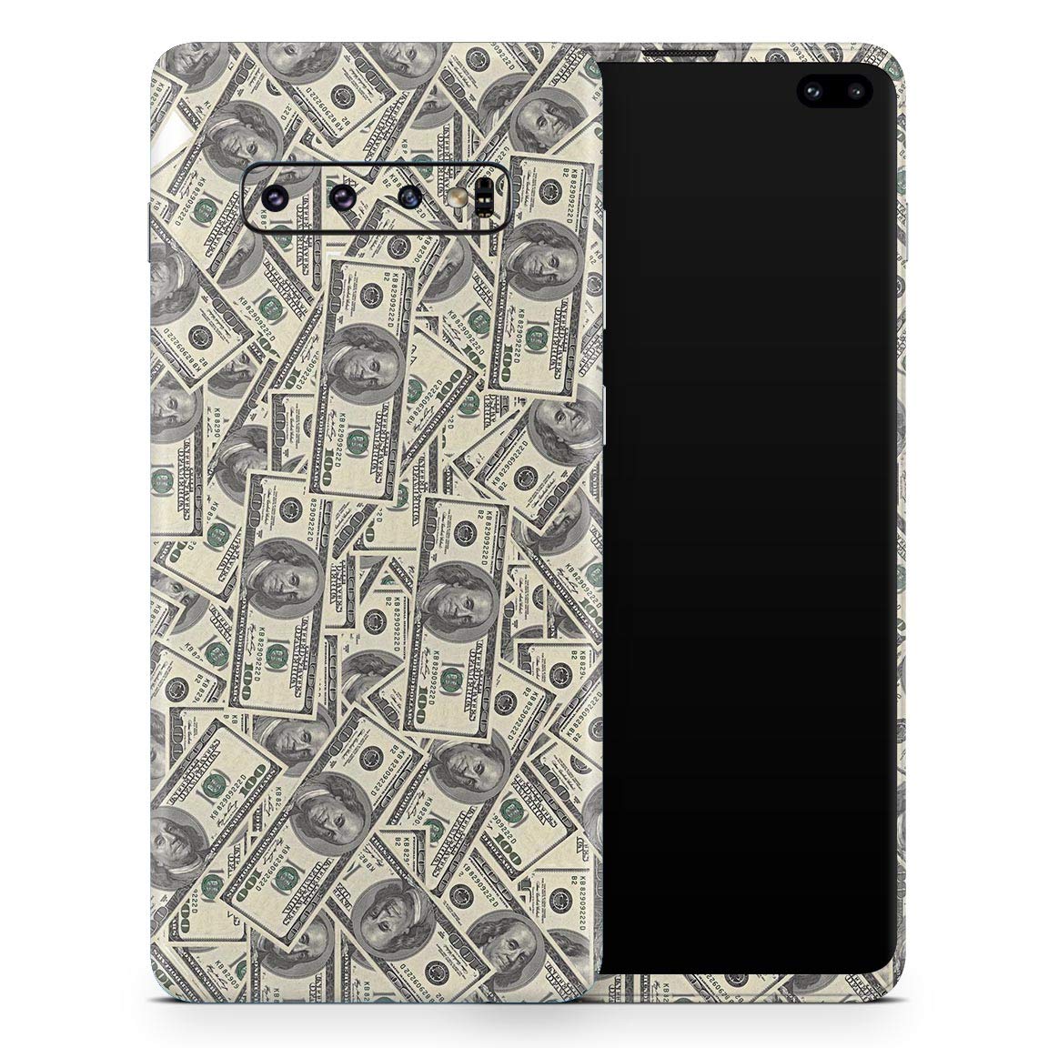 DesignSkinz Hundred Dollar Bill | Protective Vinyl Decal Wrap Skin Cover Compatible with The Samsung Galaxy S20 (Full-Body, Screen Trim & Back Glass Skin)