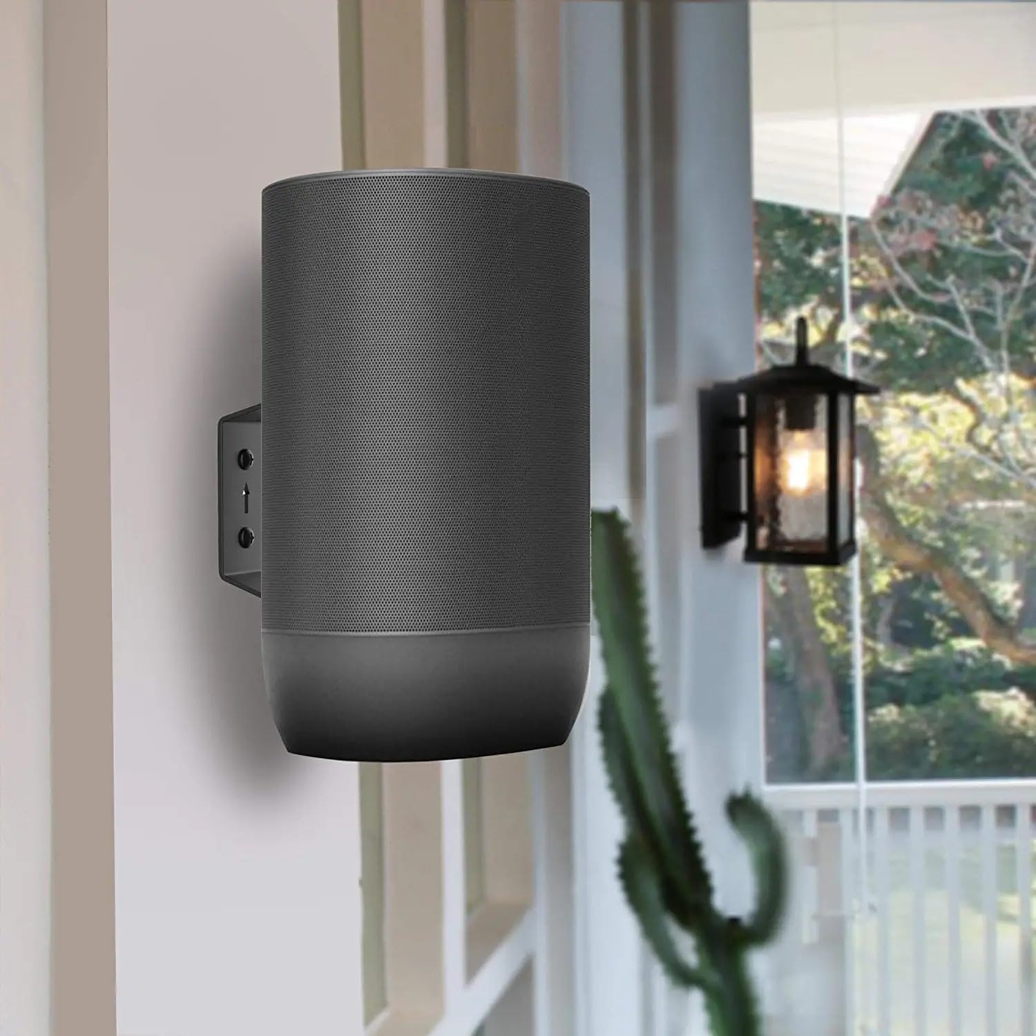Staffa di montaggio a parete per altoparlante Move, resistente alle intemperie, compatibile con Sonos Move versione 1 e 2, accessori di montaggio inclusi, Bianco Lunare