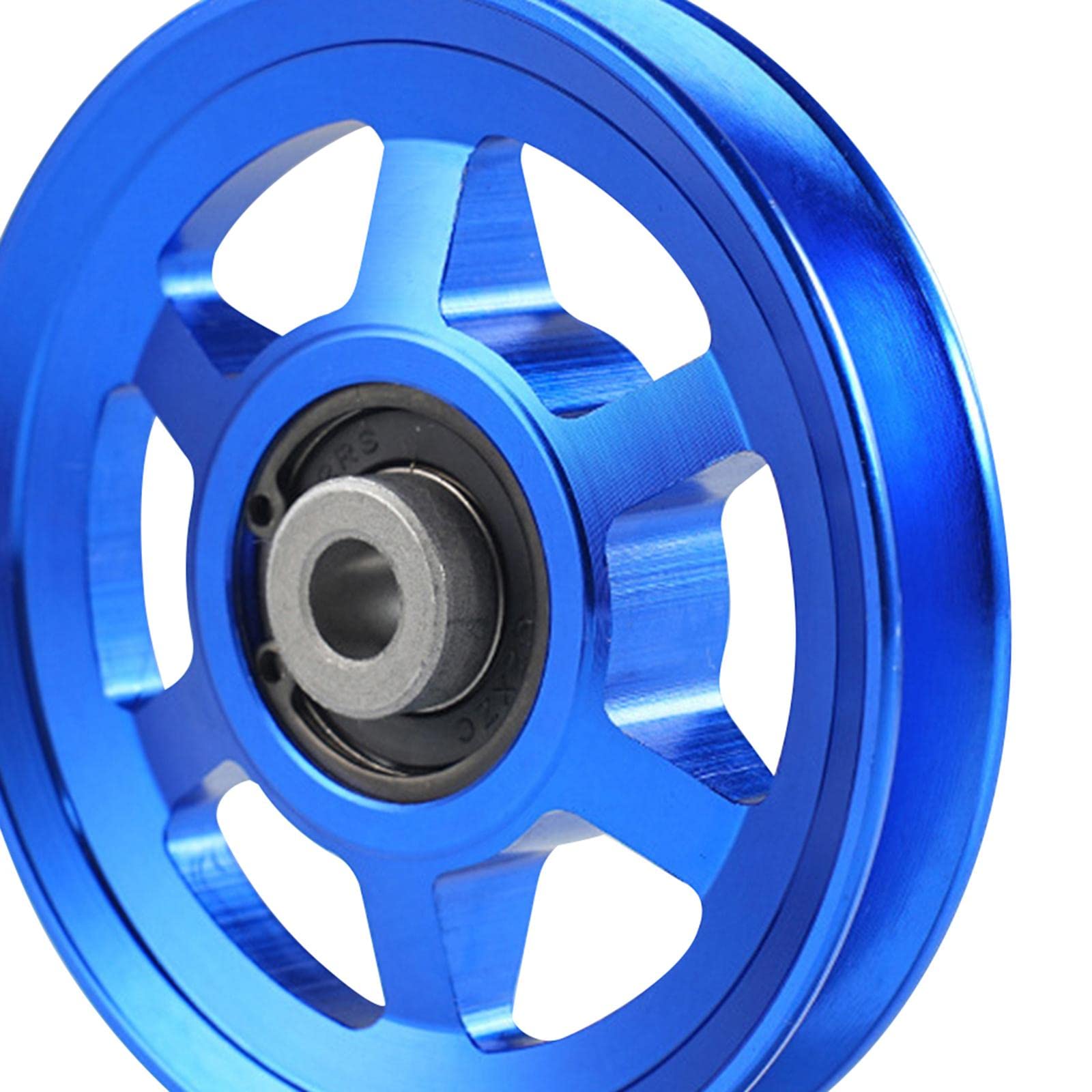 THE STYLE SUTRA® Aluminium Alloy Bearing Pulley Wheel Universal Gym Cable Wheel Replacement Blue|1 Bearing Pulley Wheel