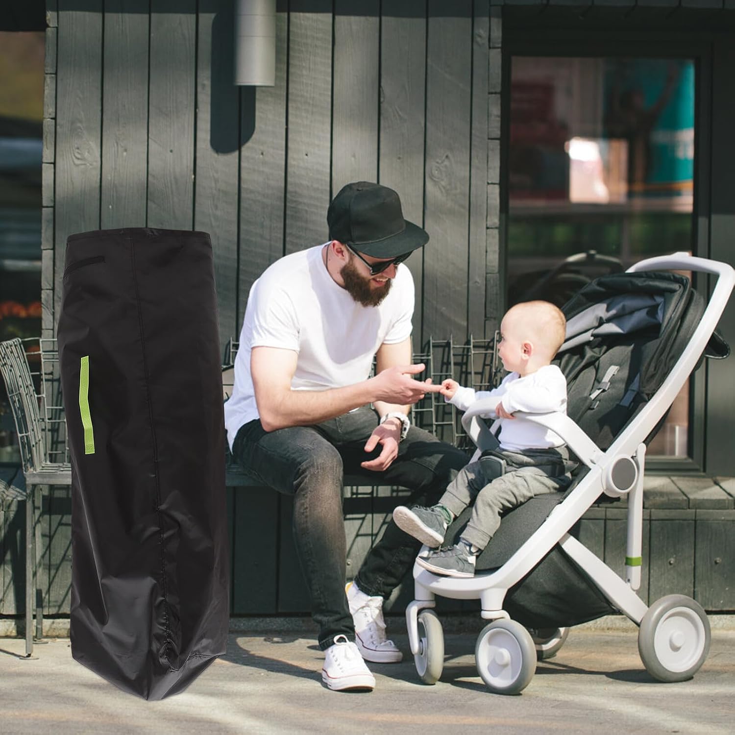 Extra Large Single Strap Stroller Travel Bag Airplane Travel Accessories Padded Shoulder Stroller Carry Bag