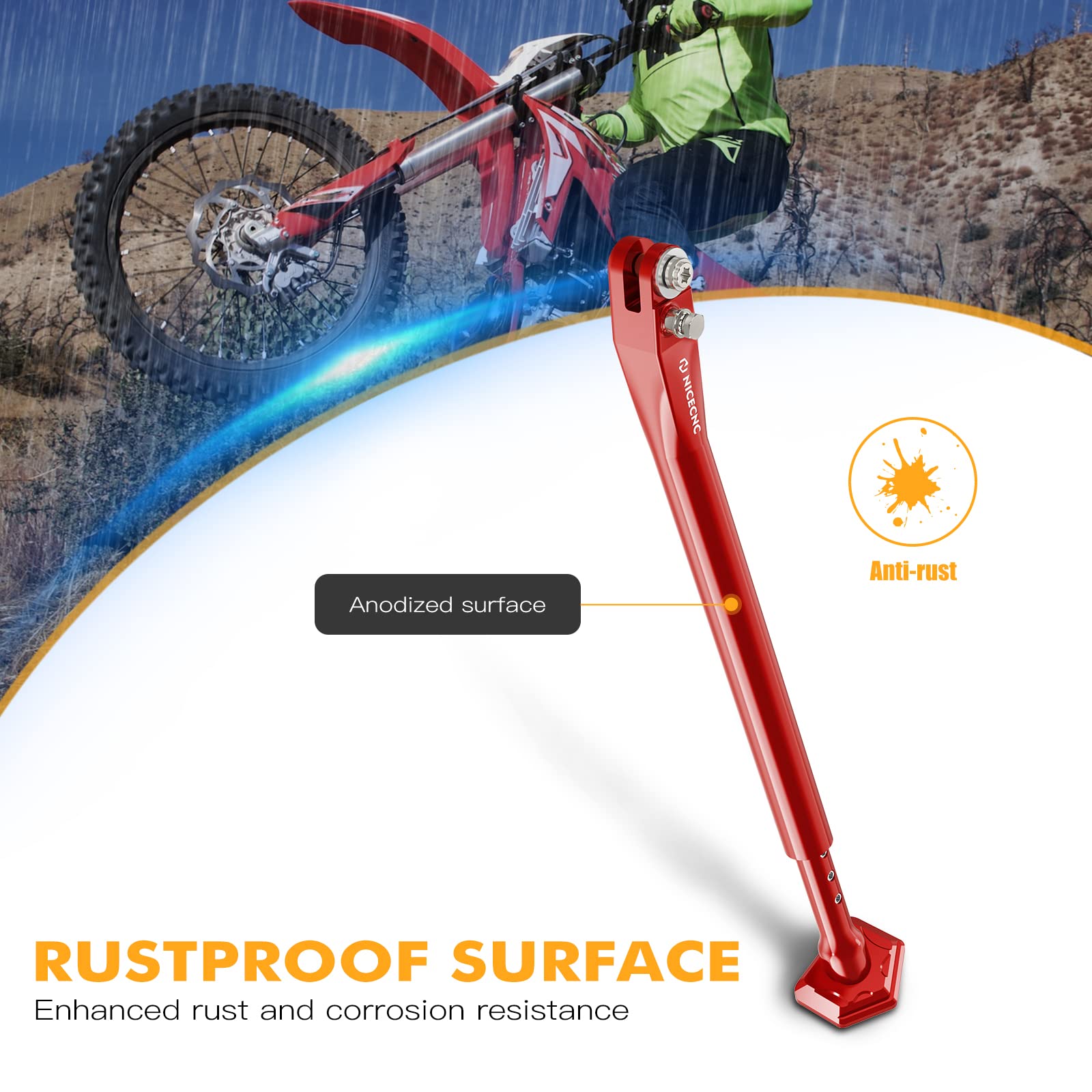Amazon.com: NICECNC Adjustable Kickstand Side Stand Compatible 