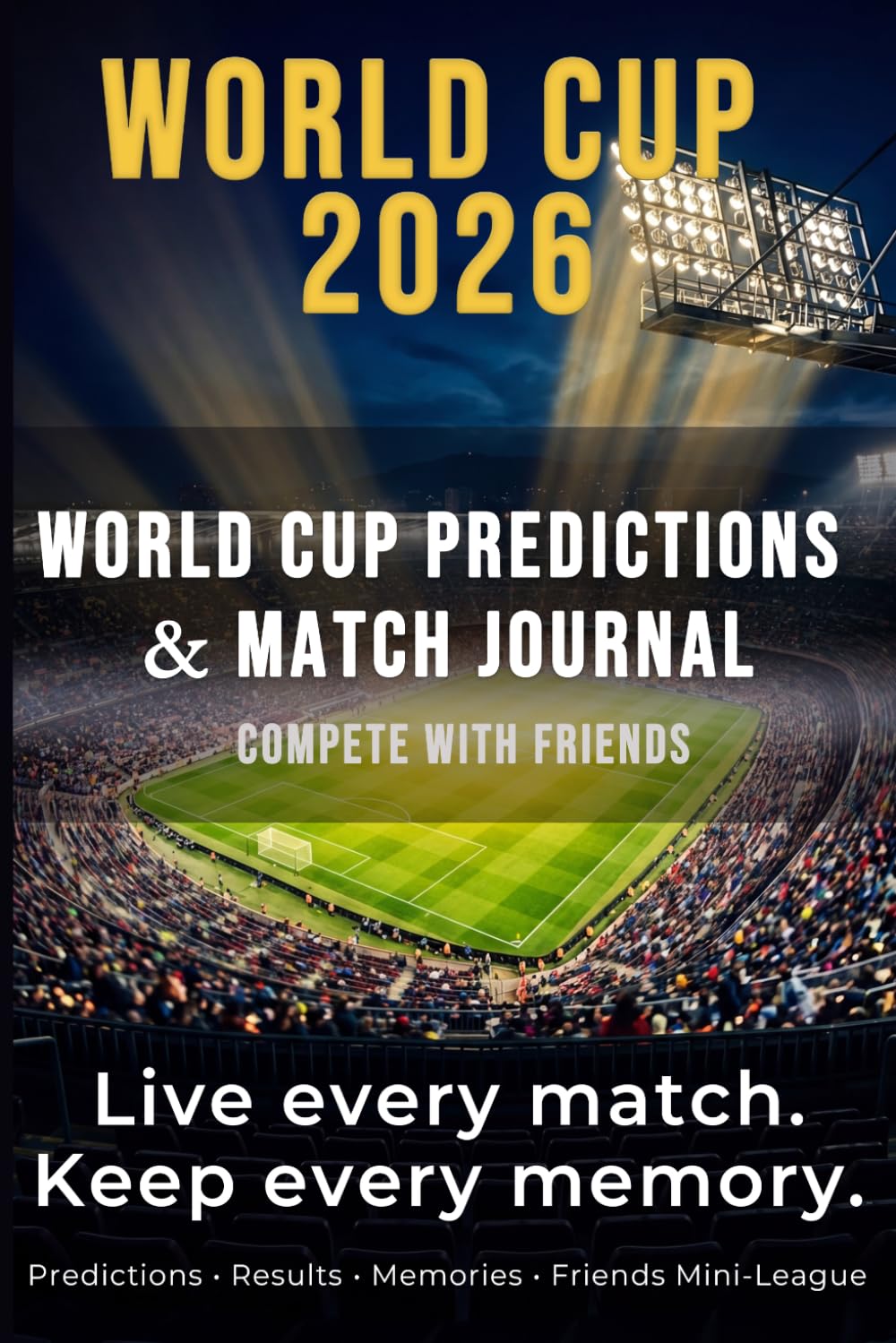 World Cup 2026 Supporter Journal: Track Every Match, Record Predictions & Relive the Greatest Football Tournament: Your Ultimate Fan Companion for ... Score Tracker, Player Stats & Match Memories