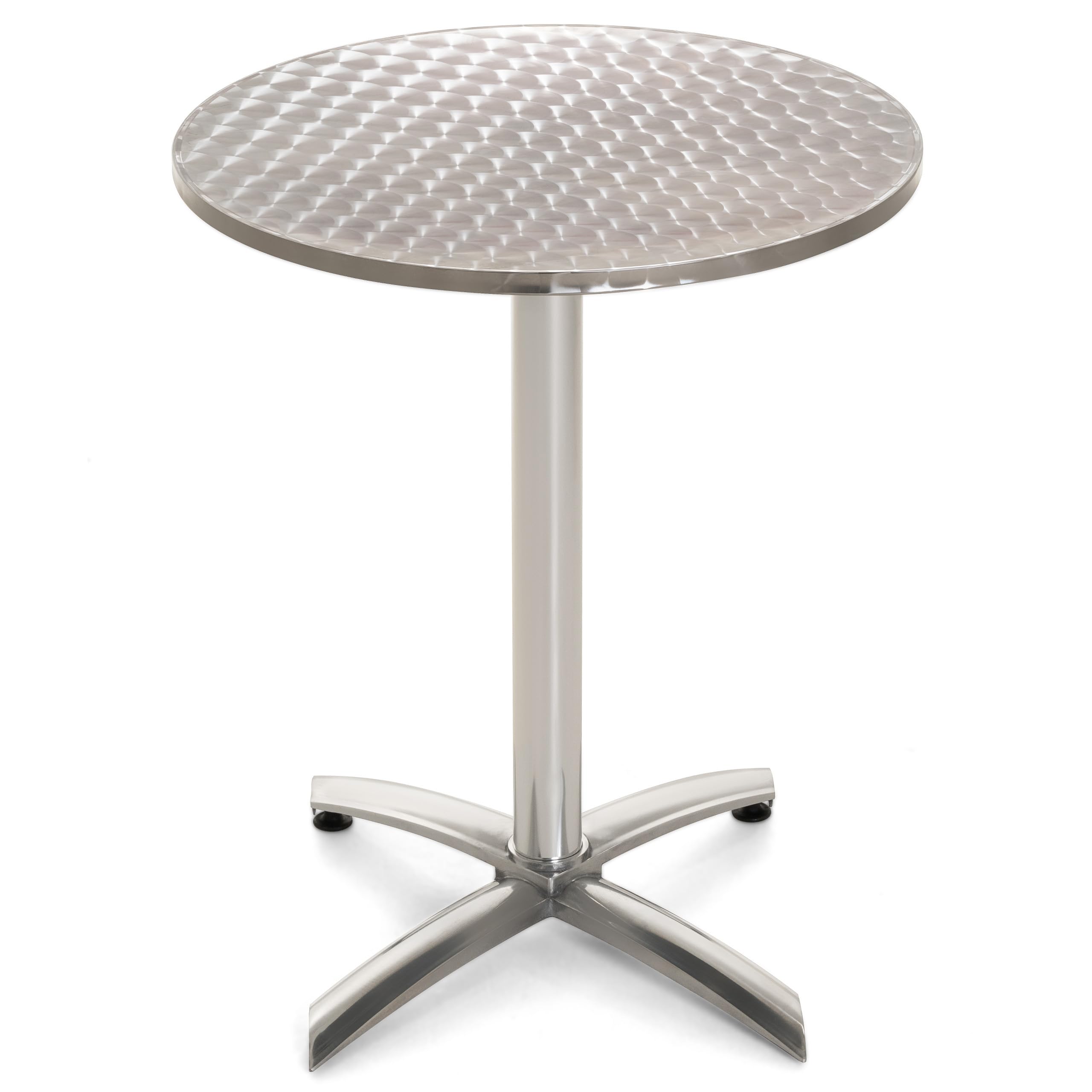NEXOS klappbarer Bistrotisch - Farbe: Silber