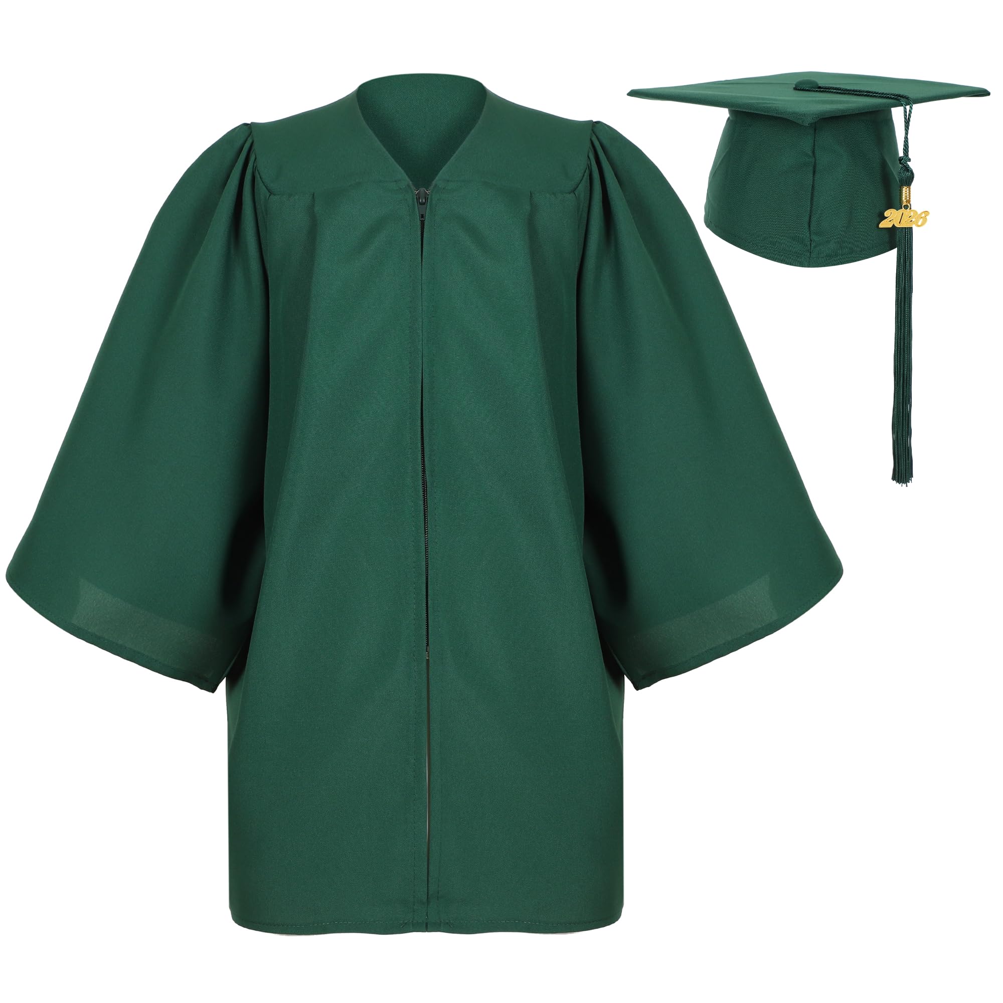 Matte Kindergarten Preschool Graduation Gown Cap 2026
