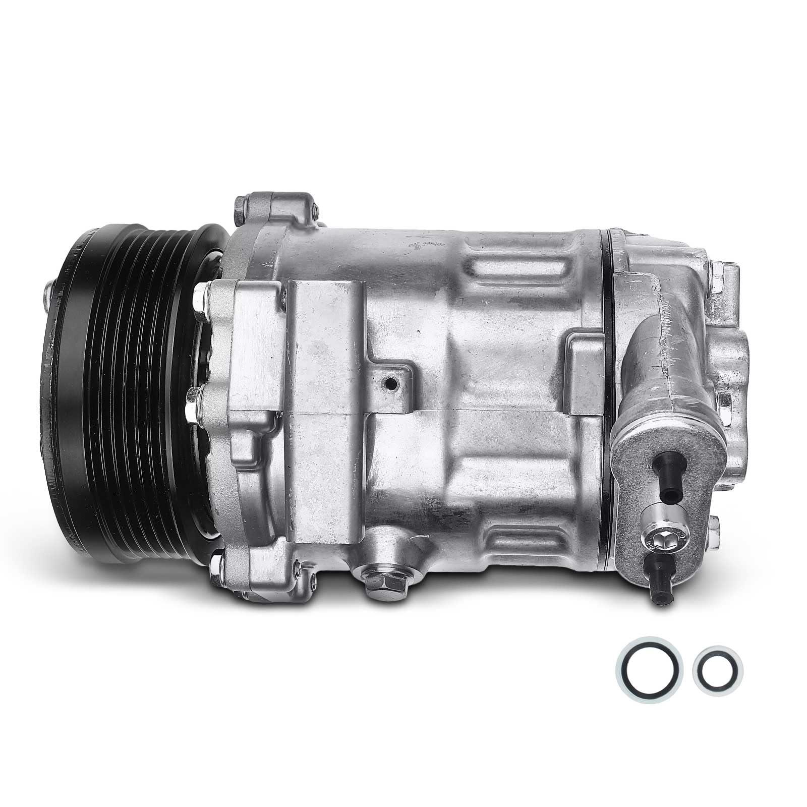Frankberg Compressore per aria condizionata con frizione, diesel, 24422013 | Compatibile con: Tour combinato, Corsa berlina, Astra G Caravan T98, Corsa C Box/Hatchback X01