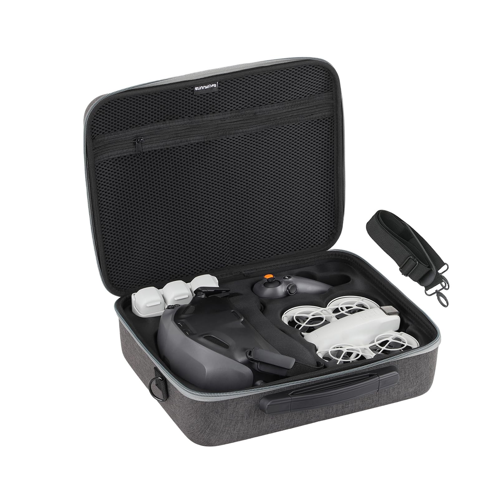 ZJRXM Neo Goggles N3 Case, Portable Travel Bag, Storage Carry Bag for DJI Neo Goggles N3, RC Motion 3 and Accessories - Image 2