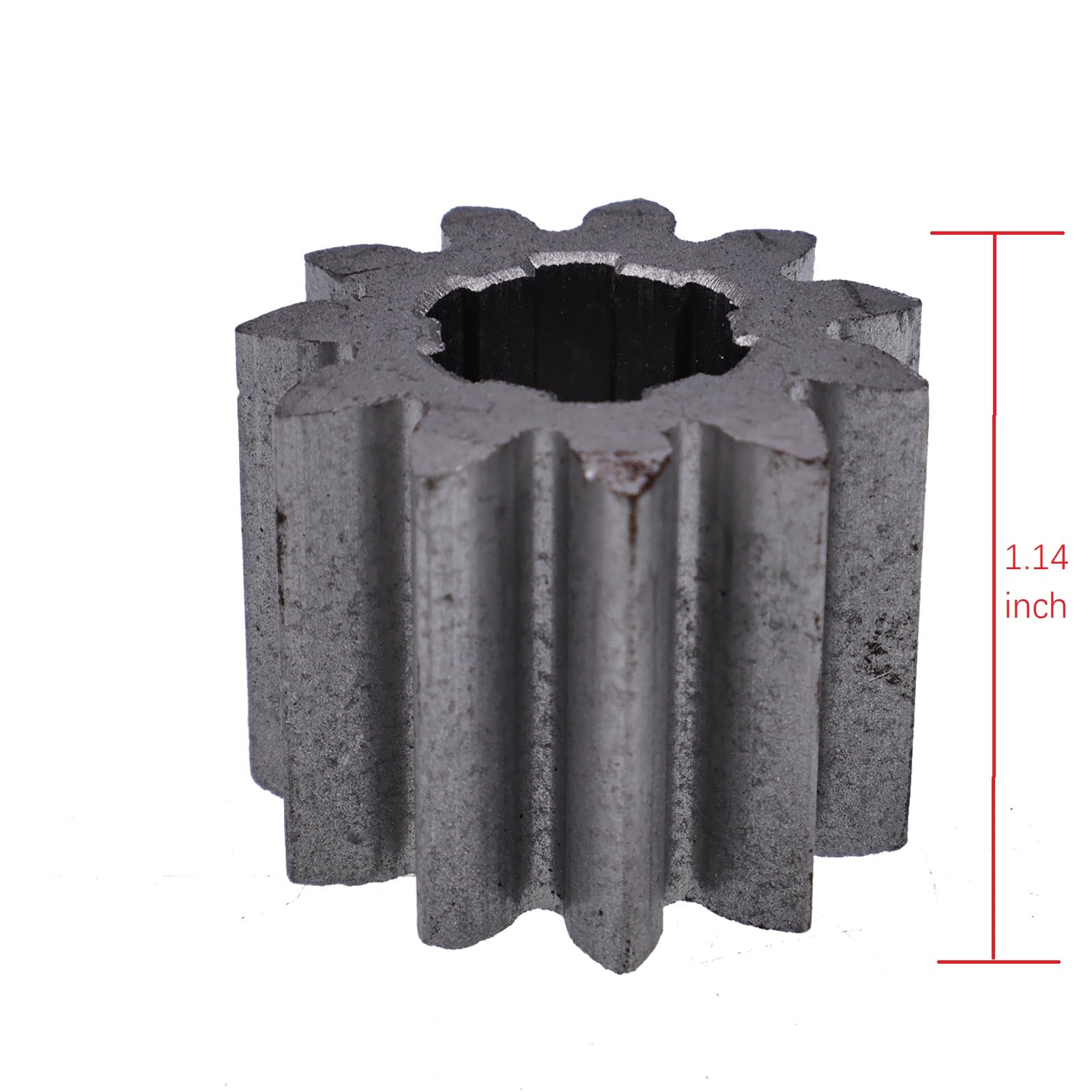 IEQFUE Pignone GX20053 per settore sterzo, 2 pezzi, compatibile con John Deere D100 110 160 170 LA140 LA145 LA150 LA155 102 105 115 125 135 145 LA165 LA175 X110 X120. Tosaerba LA120