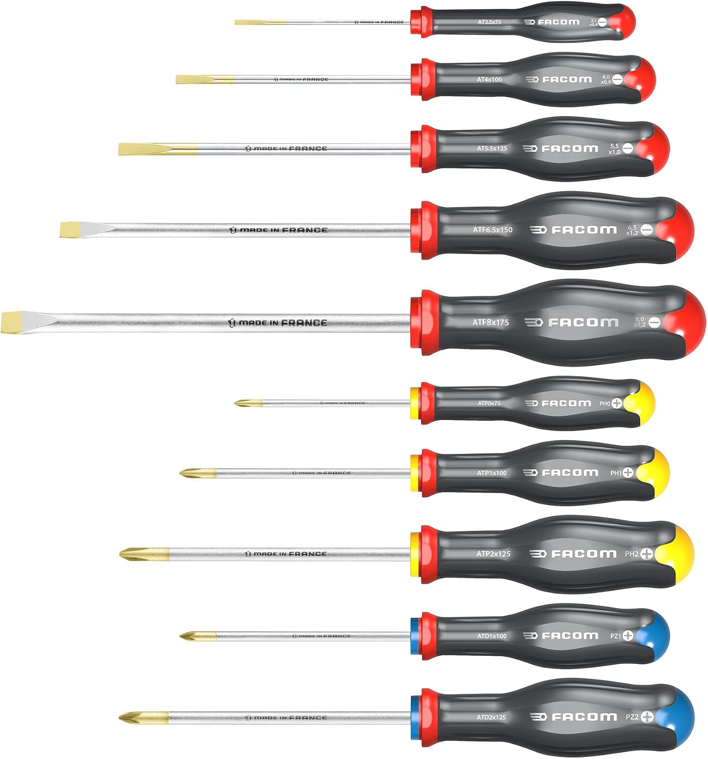Jeu de tournevis Facom Protwist 10 pièces
