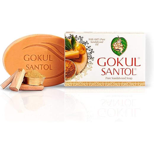 Gokul Santol Sandalwood Soap 75g Pack of 3