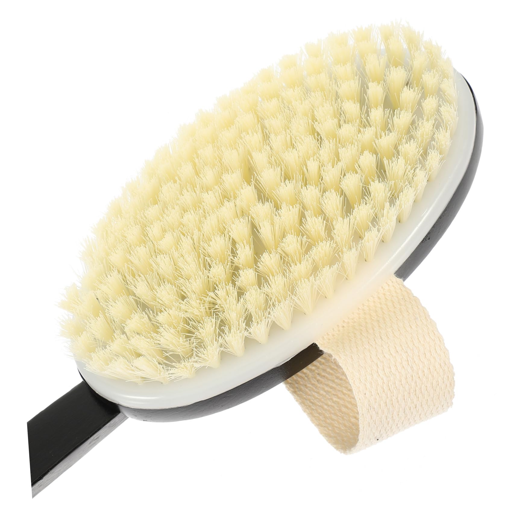 5St Badebürste Massagebürste Rückenschrubber körperbürste duschzubehör duschbürste Rückenwäscher für die Badewanne Bademassage-Reinigungsbürste Rückenbürste zum Duschen pp Black FRCOLOR
