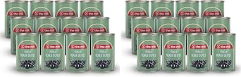 The Mill  ekirdeksiz Siyah Zeytin Teneke 24li Paket - S zme A rl k 100 g - 361-400 adet/kg -  ekirdeksiz - Salamura - Kuzey Ege B lgesi Zeytinleri - Vitamin ve Antioksidanca Zengin