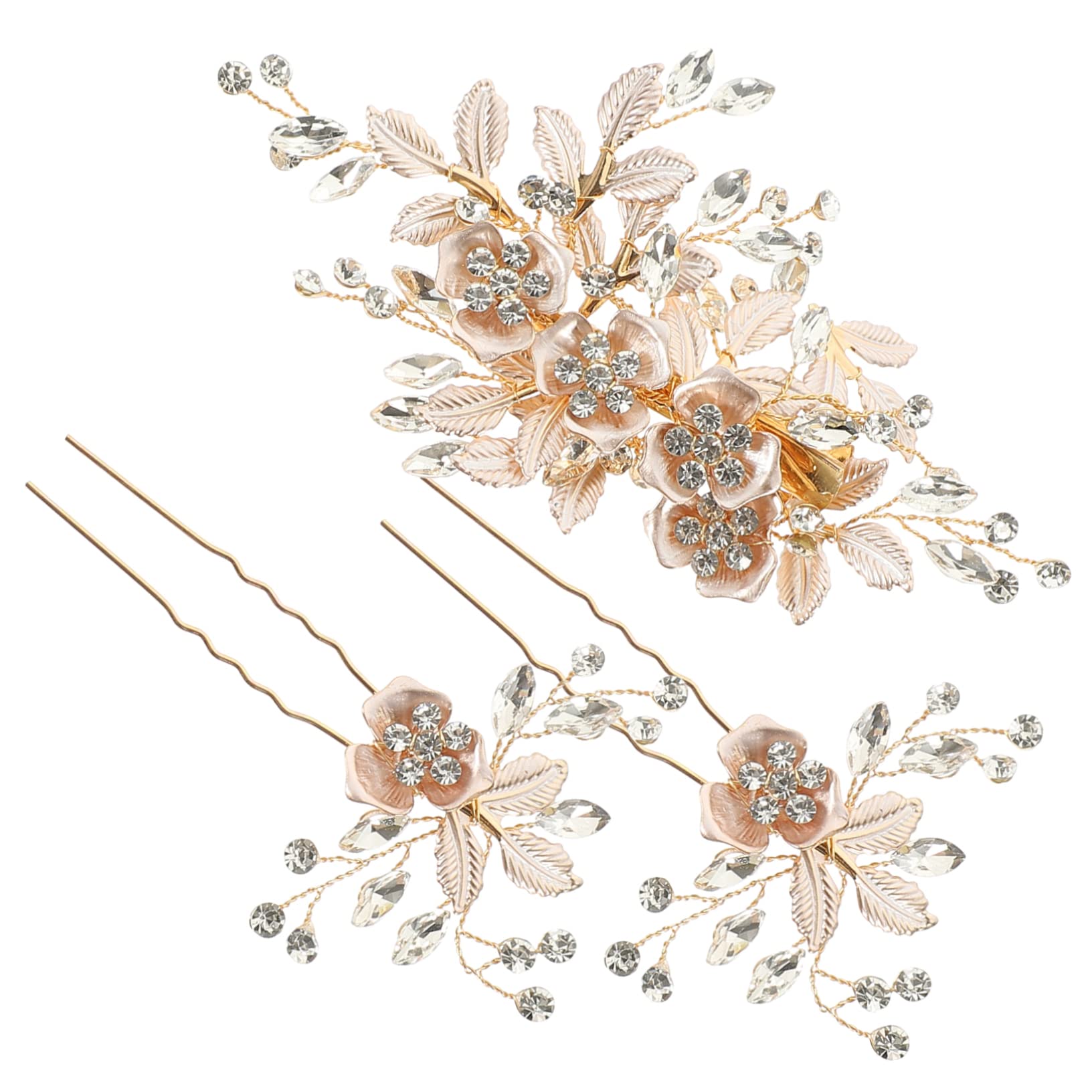 Beavorty 5 Sets Braut Hochzeit Haar Strass Haar Zubehör Kopfschmuck Kristall Stirnband Für Braut