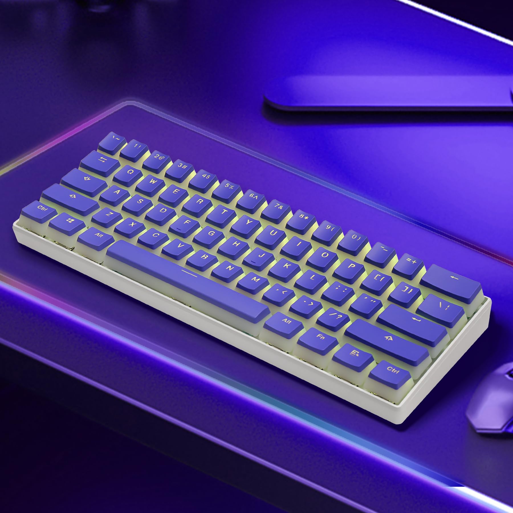 【スタッフおすすめ！】Happy Balls PBT プリン キーキャップ バックライト付き チェリー MX キーキャップセット ダブルショット OEM プロファイル 半透明キーキャッププラー US UK レイアウト 61 87