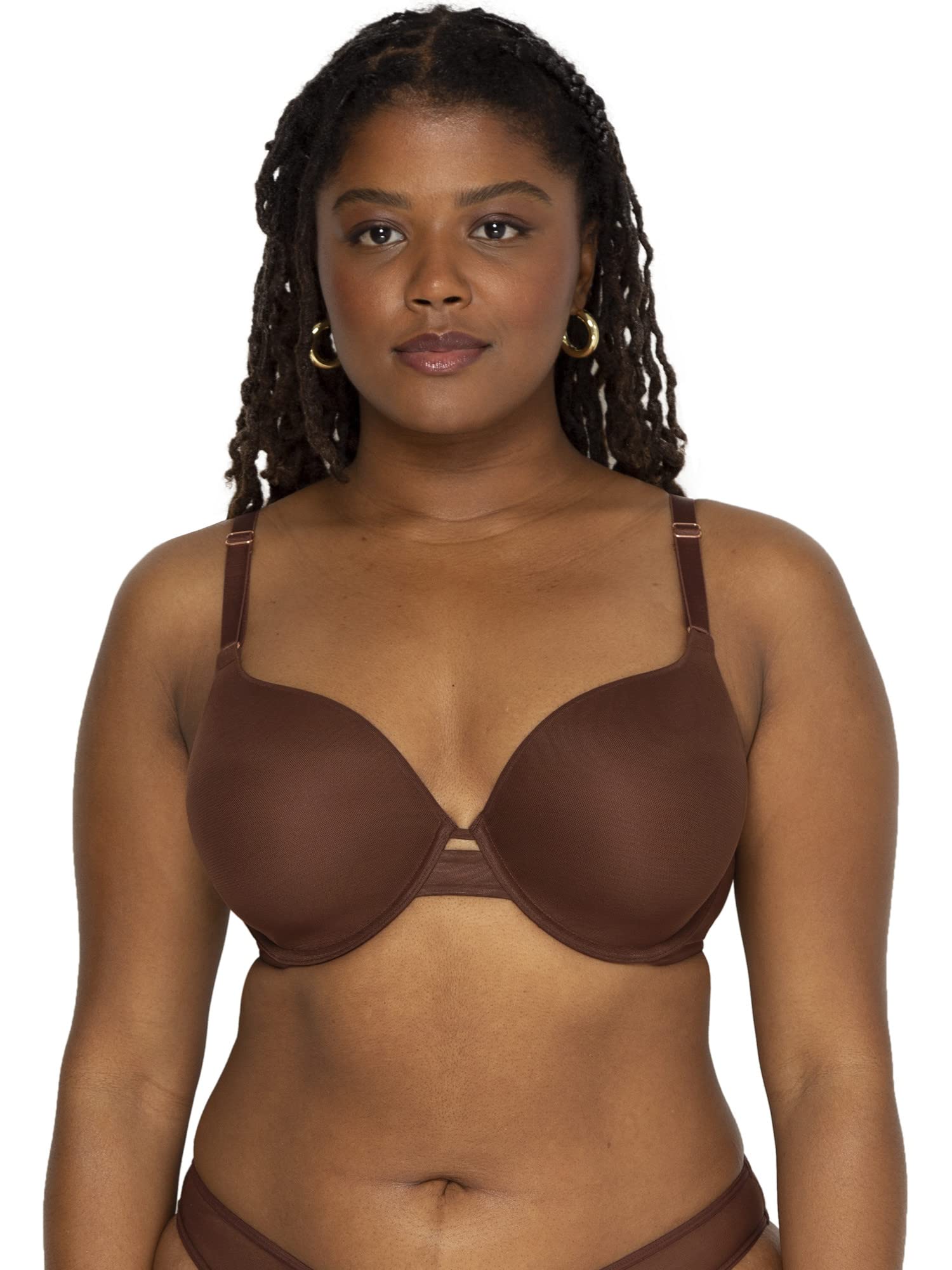 Smart & Sexy Women's Everyday Invisible Full Coverage T-Shirt Bra