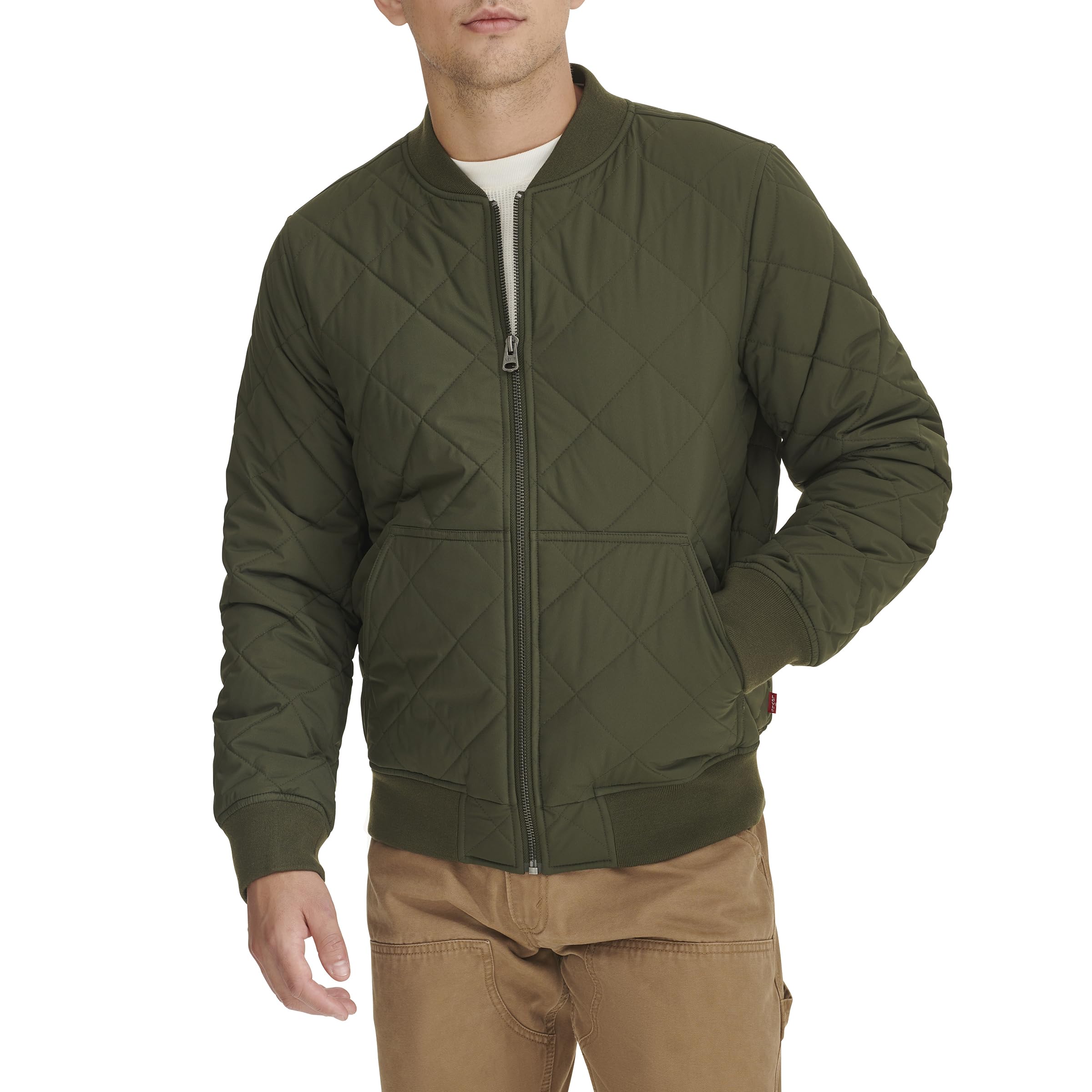 Levi's Men's Diamond Quilted Bomber Jacket