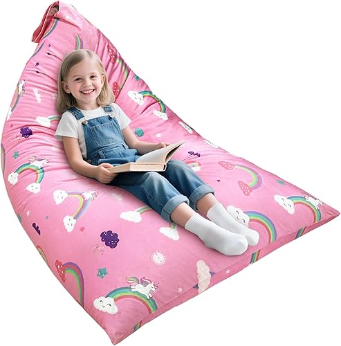 Miniatura 109 de Jorbest Almacenamiento de animales de peluche, almacenamiento de puf de peluche de fútbol, funda para silla de puf de fútbol para niños, asiento de