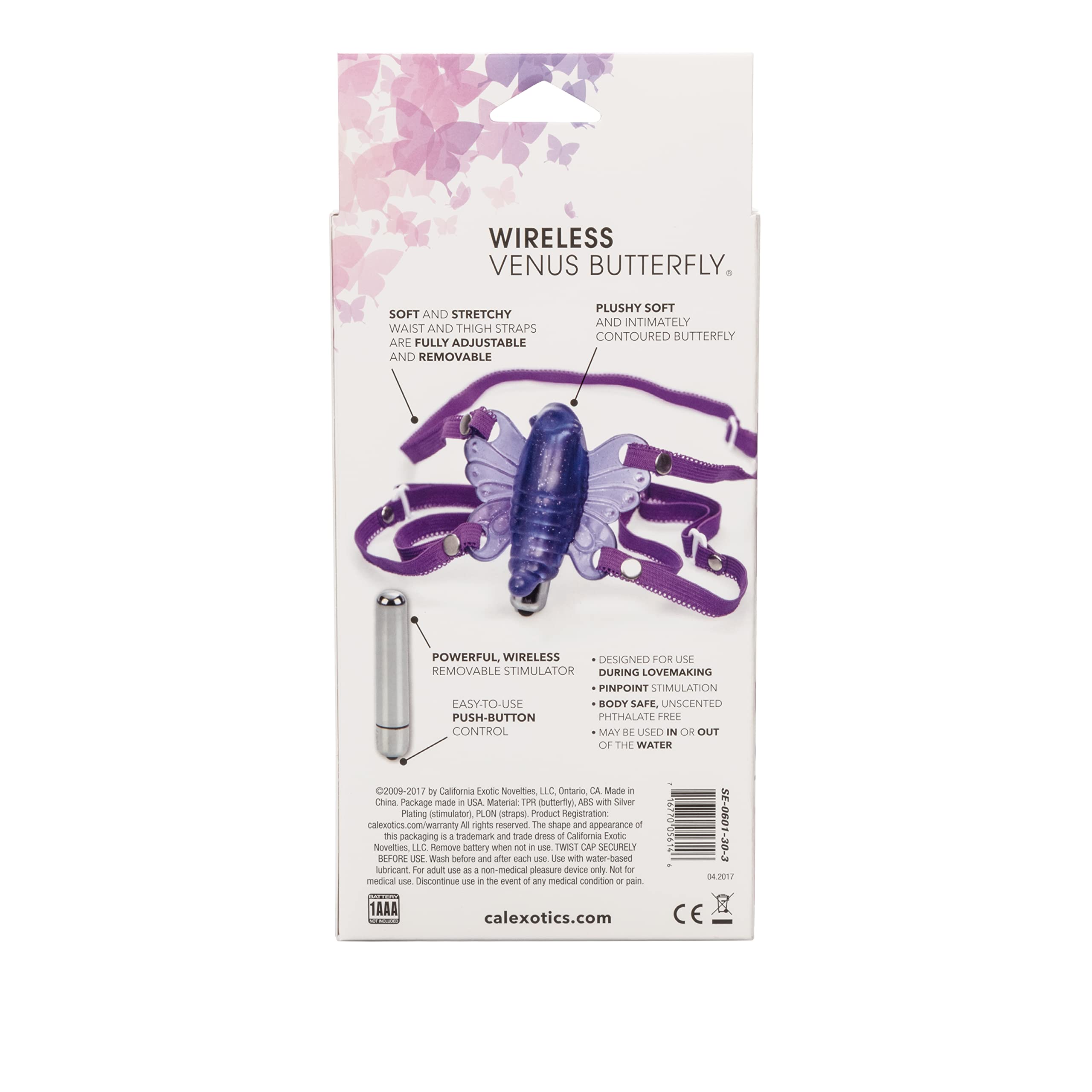Masajeador de clitoris con forma de mariposa