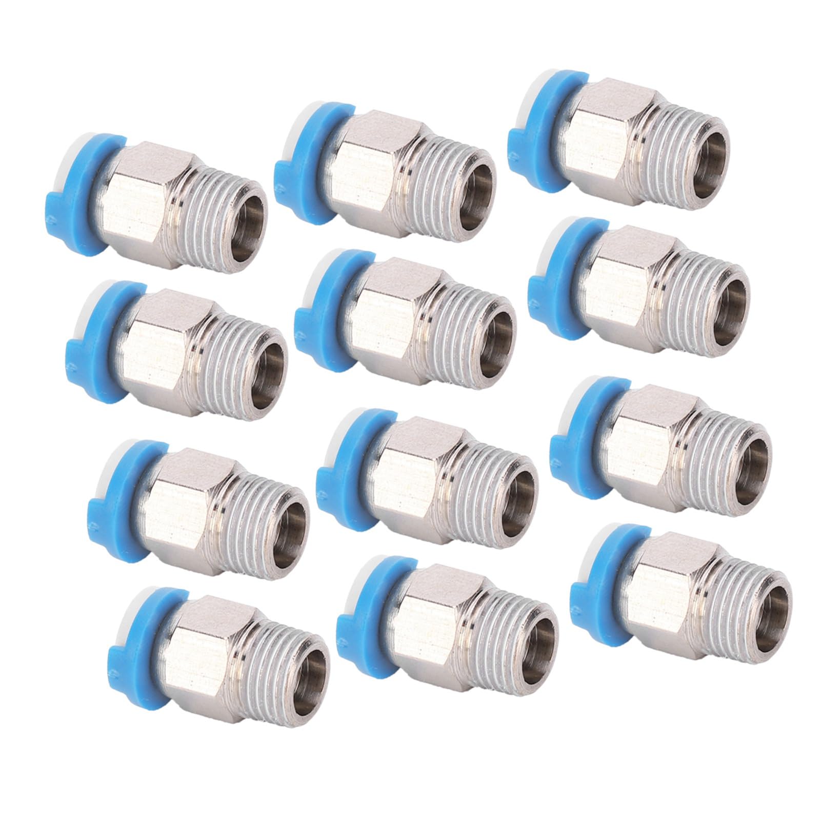 12 szt. Rurka PTFE M10 dla Drukarki 3D Bowden, Złącza Push-Fit do Głowicy Wytłaczarki 3D