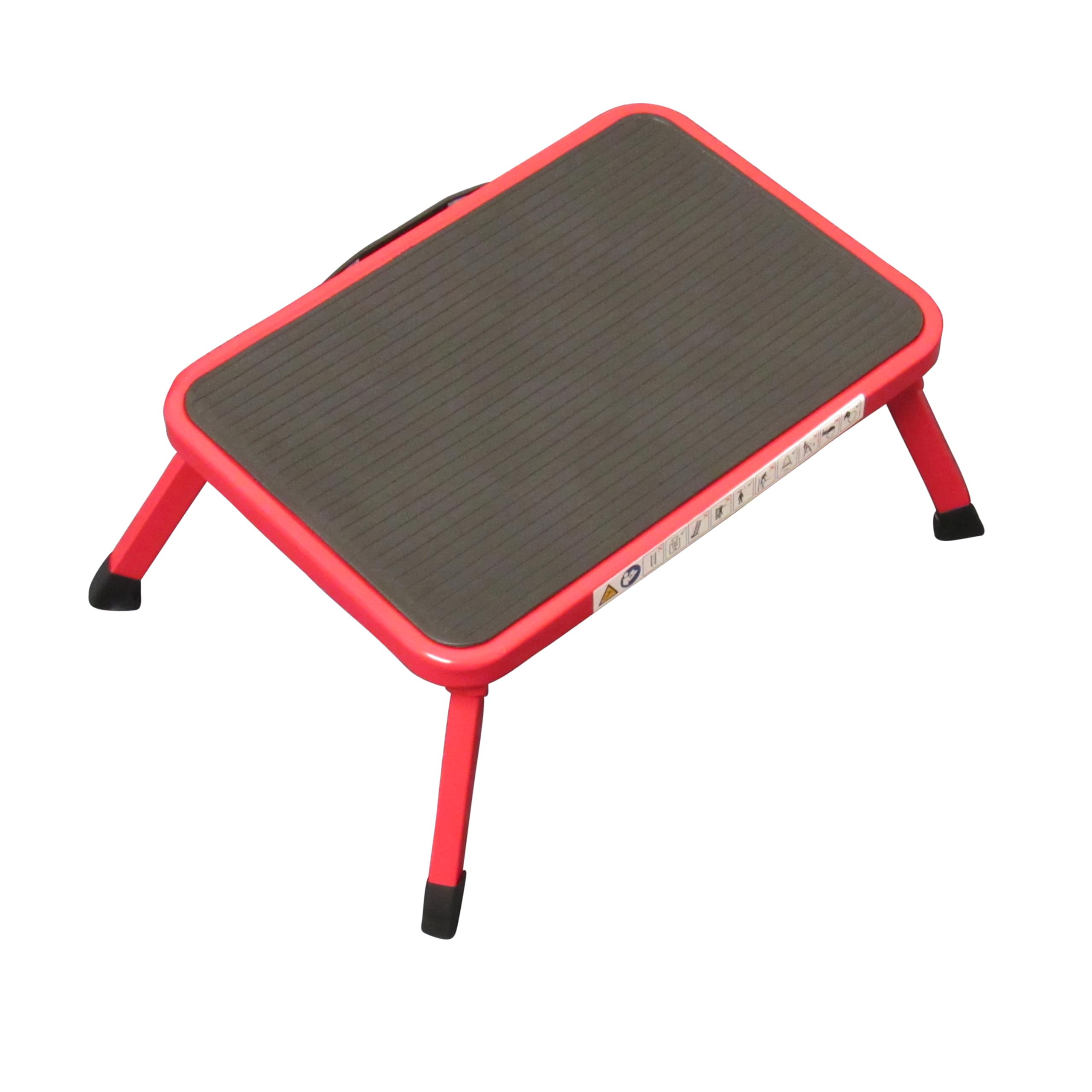 Single Folding Step Stool (Non Slip Caravan Platform Foldable Choice of Colours)