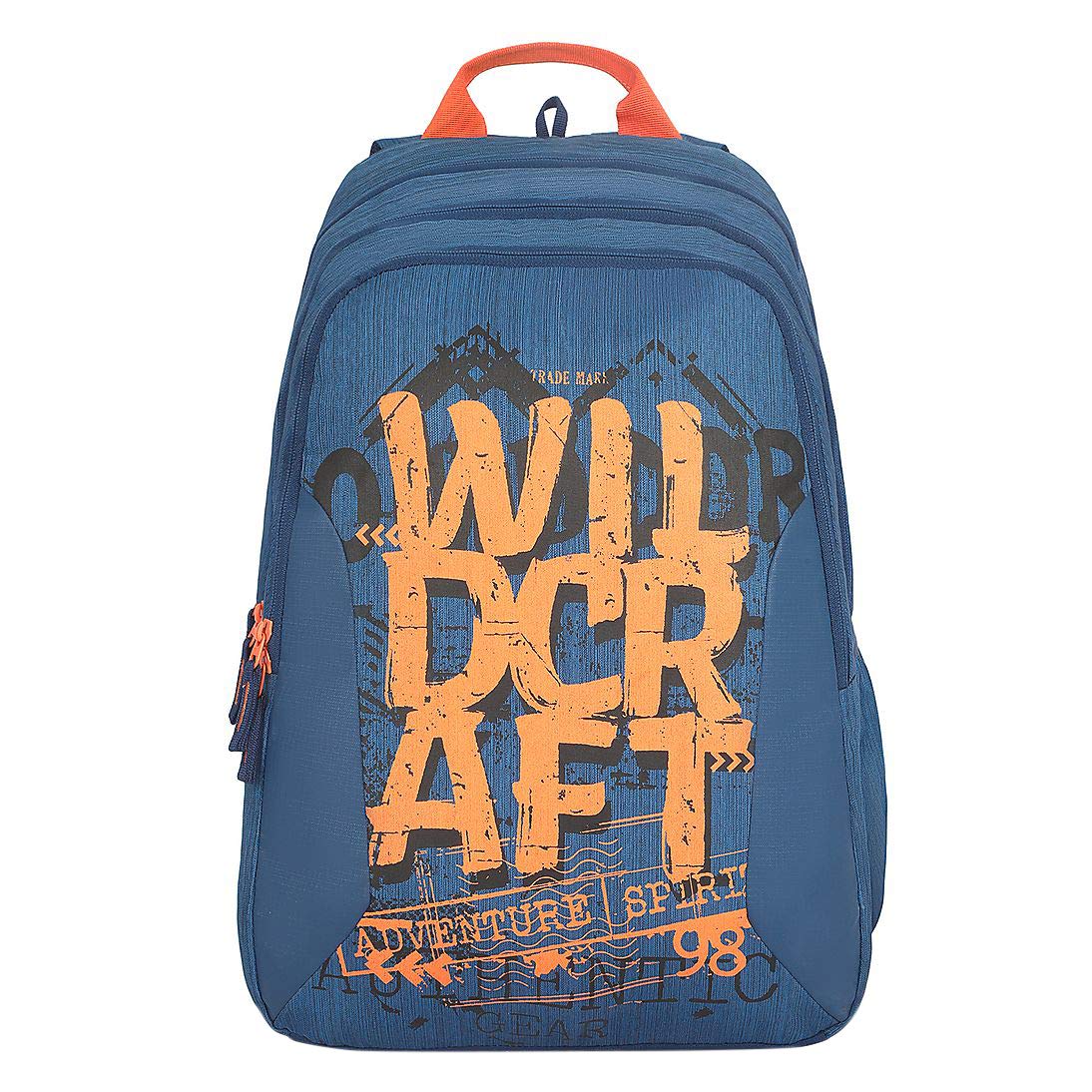 Wildcraft 44 Ltrs Blaze 3 Wc Bold Blue Orange Casual 3 Compartment Backpack (12273_Wc_Bold_Blue_Org)(HxWxD : 19x13.5x10.5)(inches)